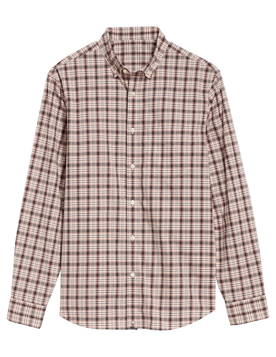 Camisa casual de algodón manga larga para hombre 3