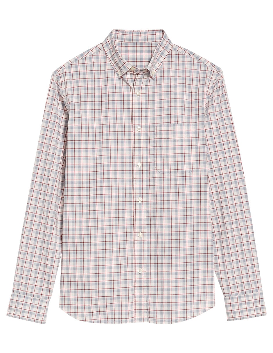 Camisa casual de algodón manga larga para hombre 3