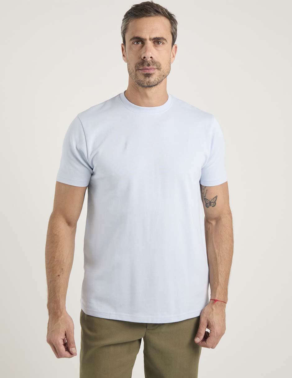 Playera cuello redondo para hombre