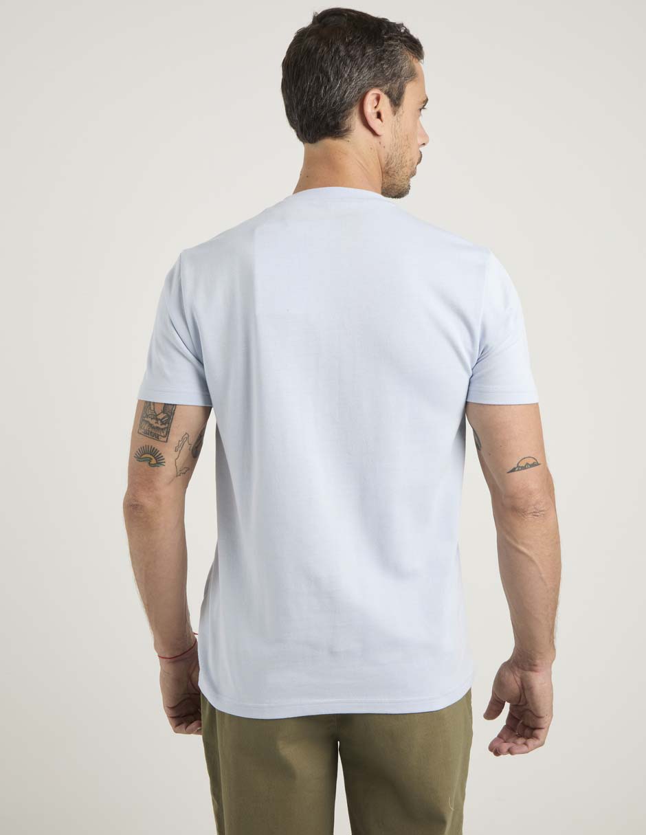PLAYERA R STREET RS2605, G, AZUL CLARO
