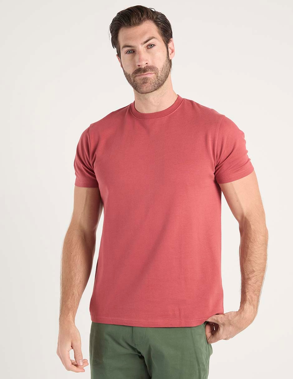 Playera cuello redondo para hombre