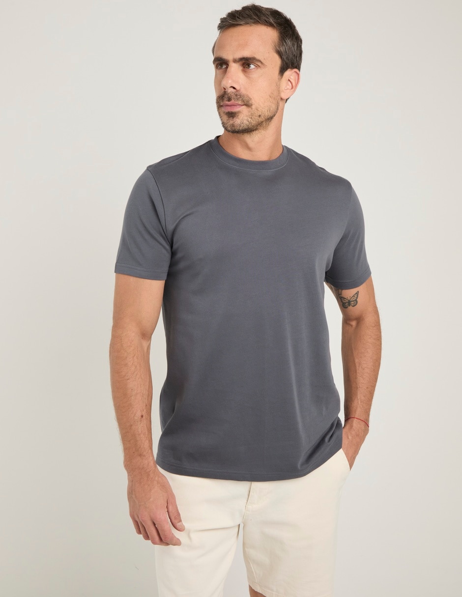 Playera cuello redondo para hombre