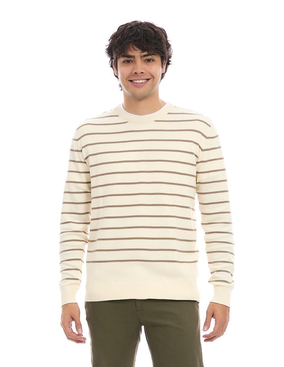 Suéter cuello redondo para hombre