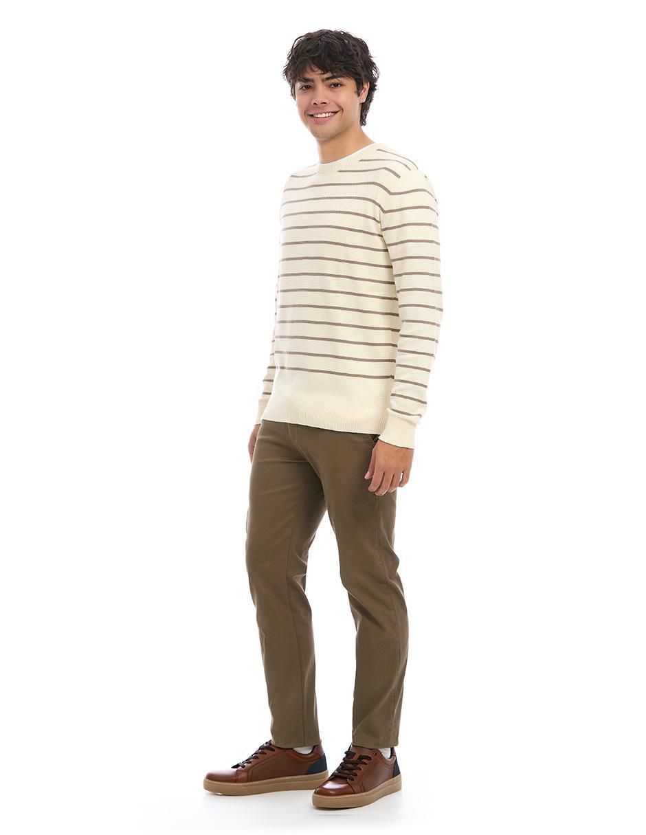 Suéter cuello redondo para hombre 2