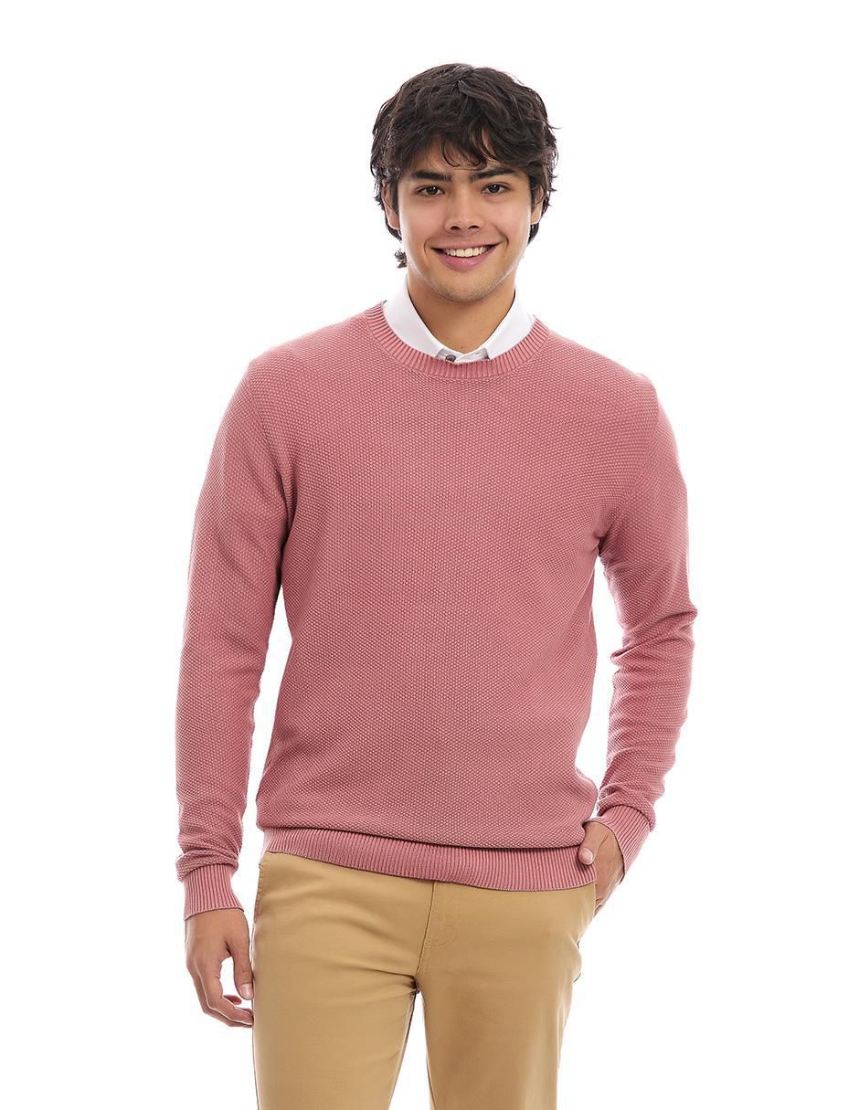 Suéter cuello redondo para hombre
