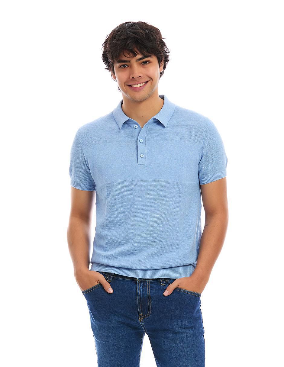 Playera cuello polo para hombre