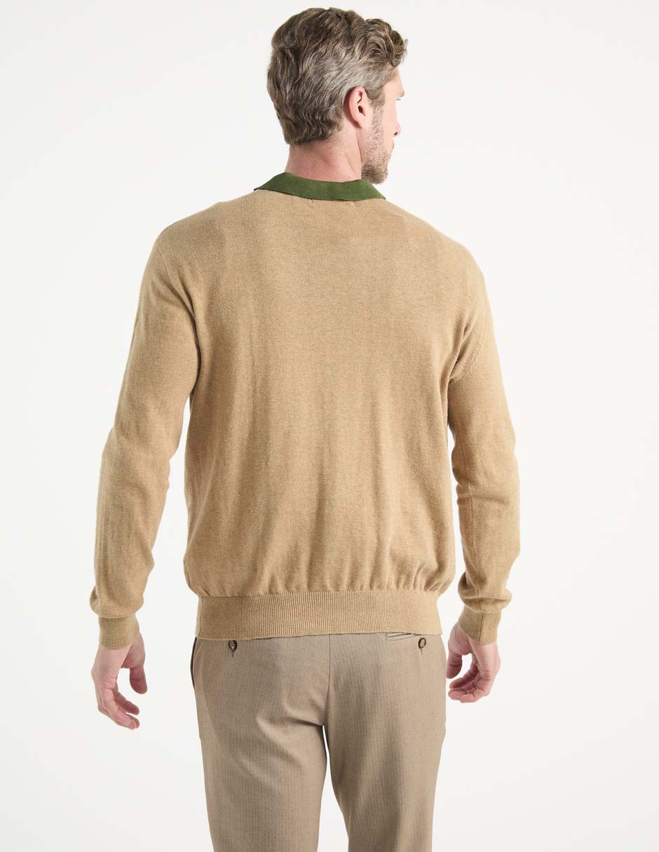 Suéter cuello redondo para hombre 2