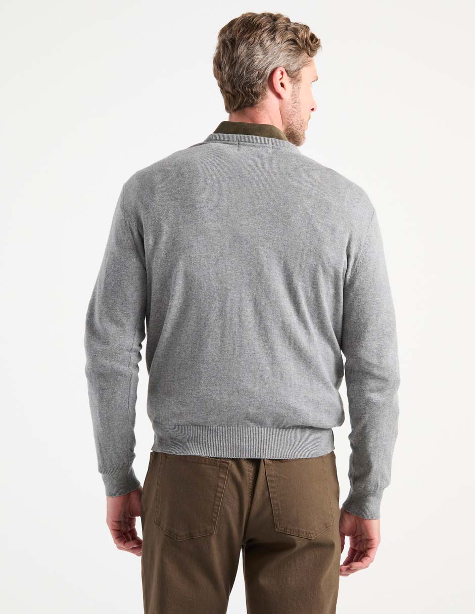 Suéter Polosur cuello redondo para hombre