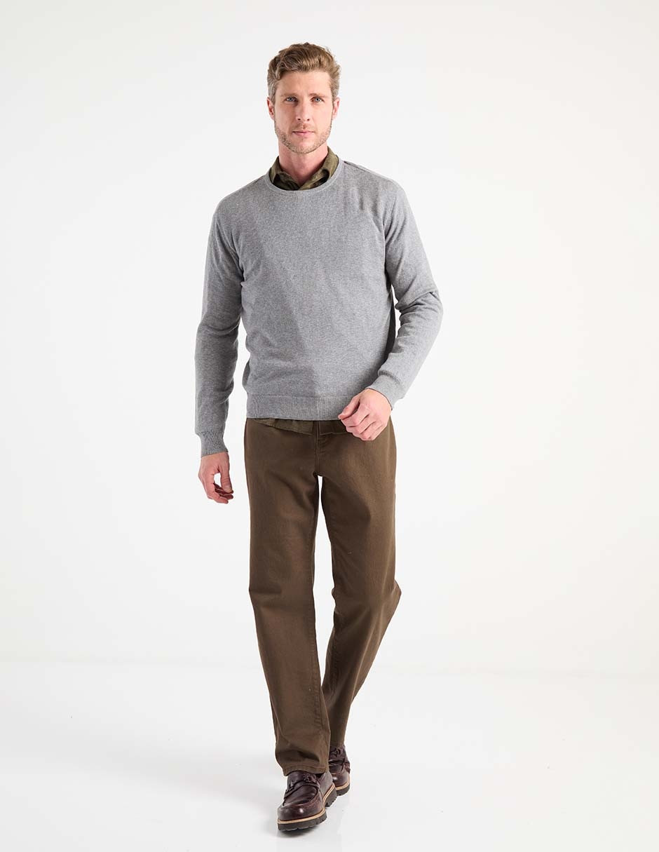 Suéter Polosur cuello redondo para hombre
