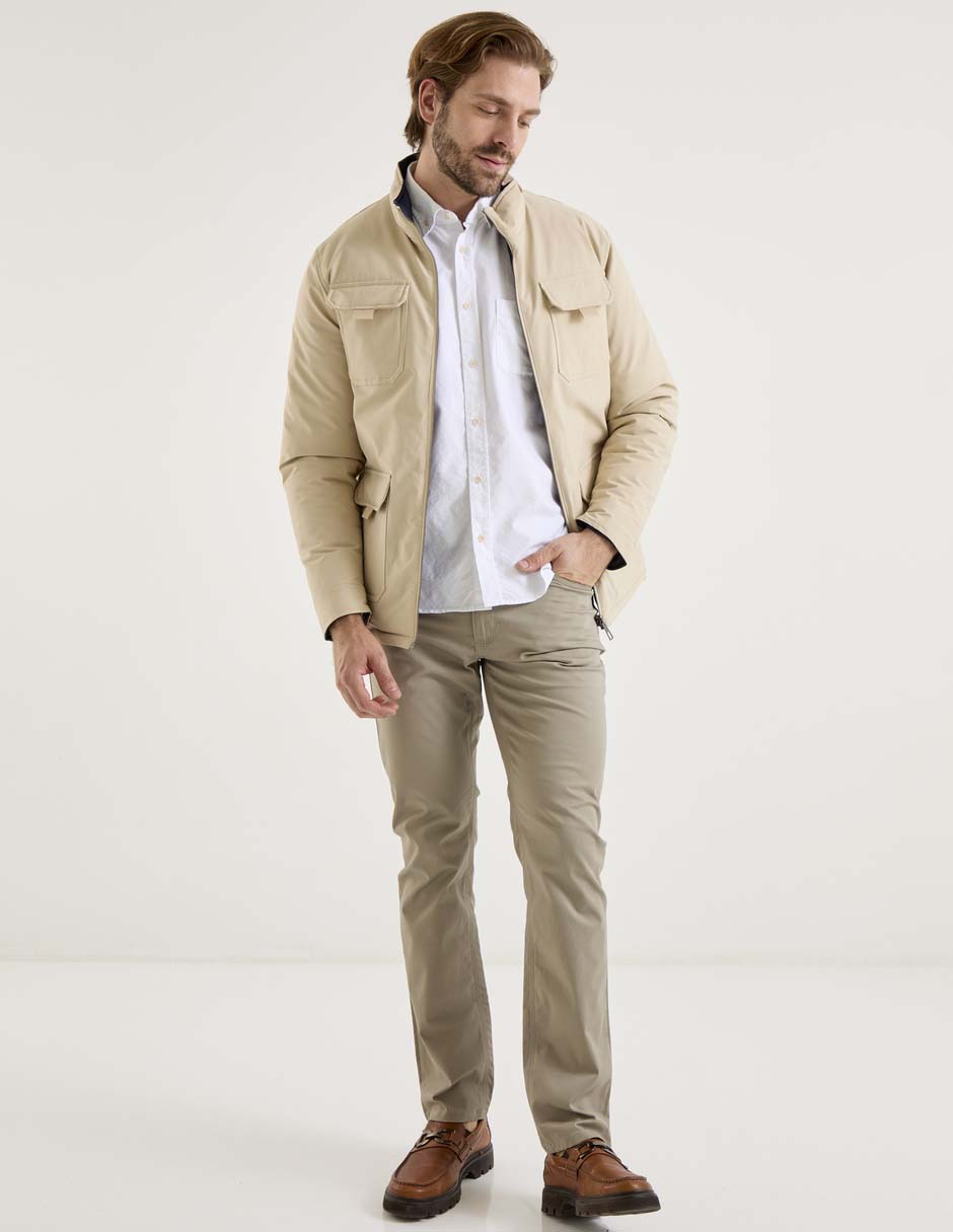Camisa casual de algodón manga larga para hombre 3