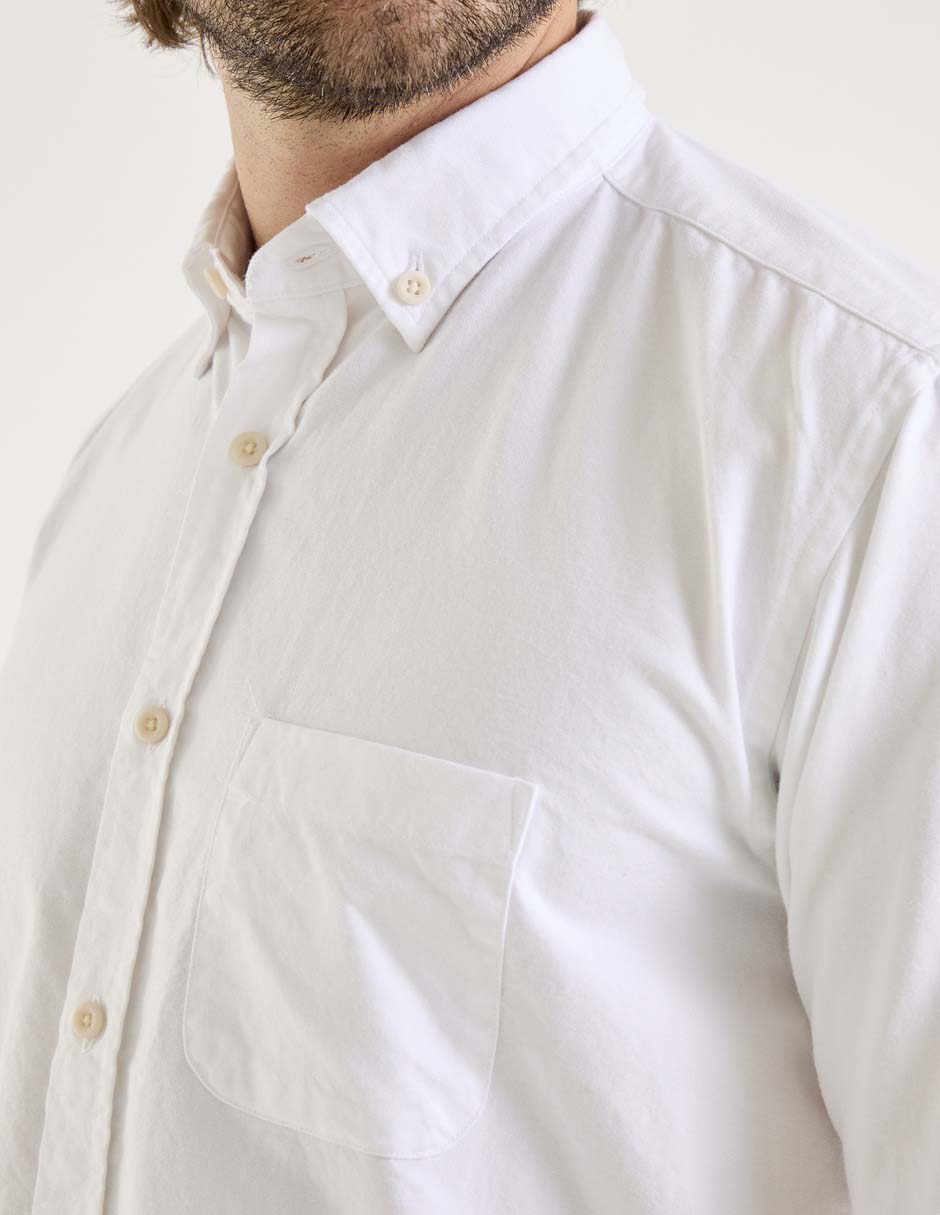 Camisa casual de algodón manga larga para hombre 4