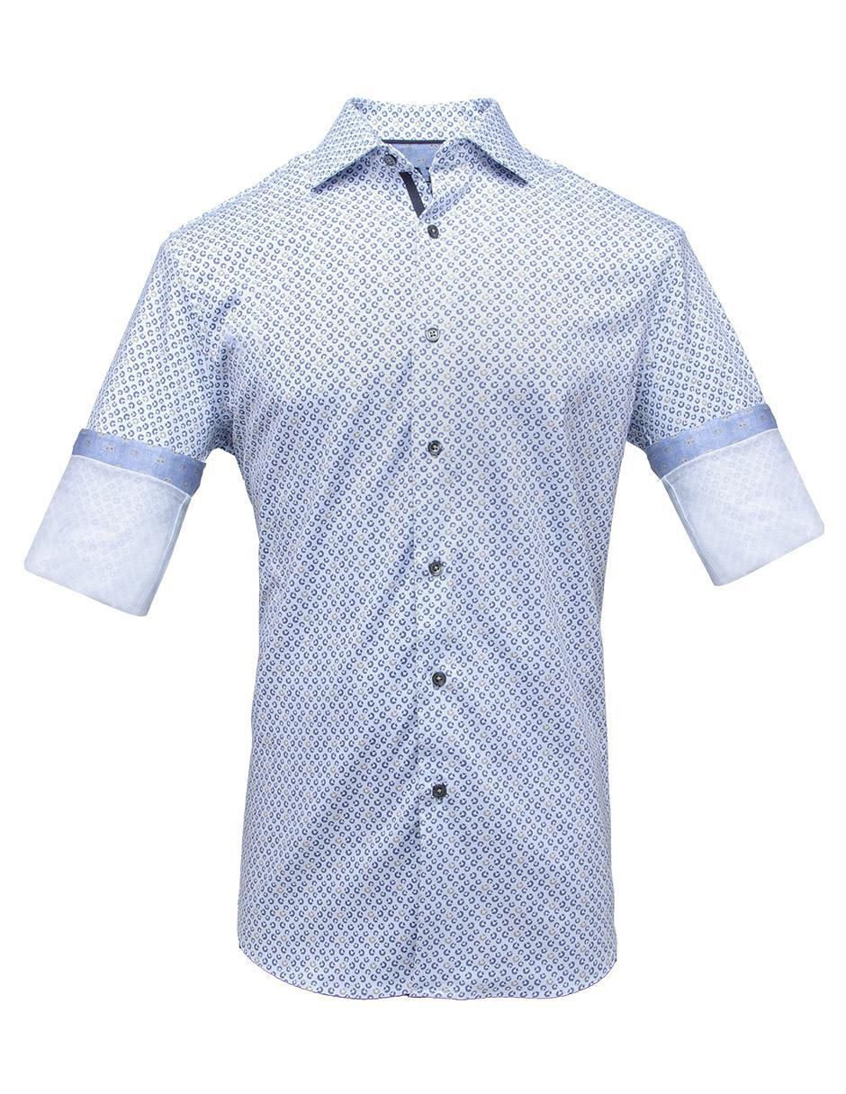 Camisa casual de algodón manga larga para hombre 3