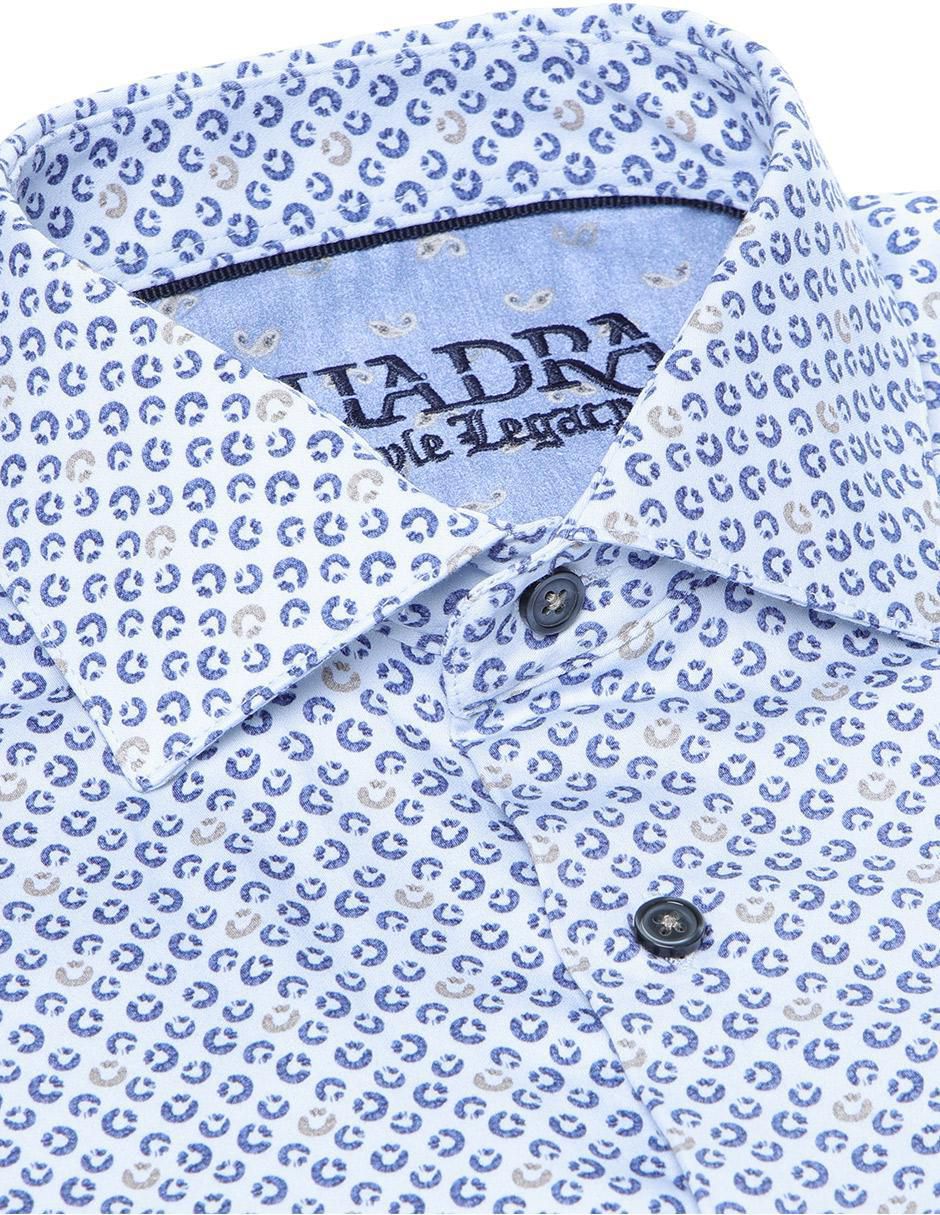 Camisa casual de algodón manga larga para hombre 6
