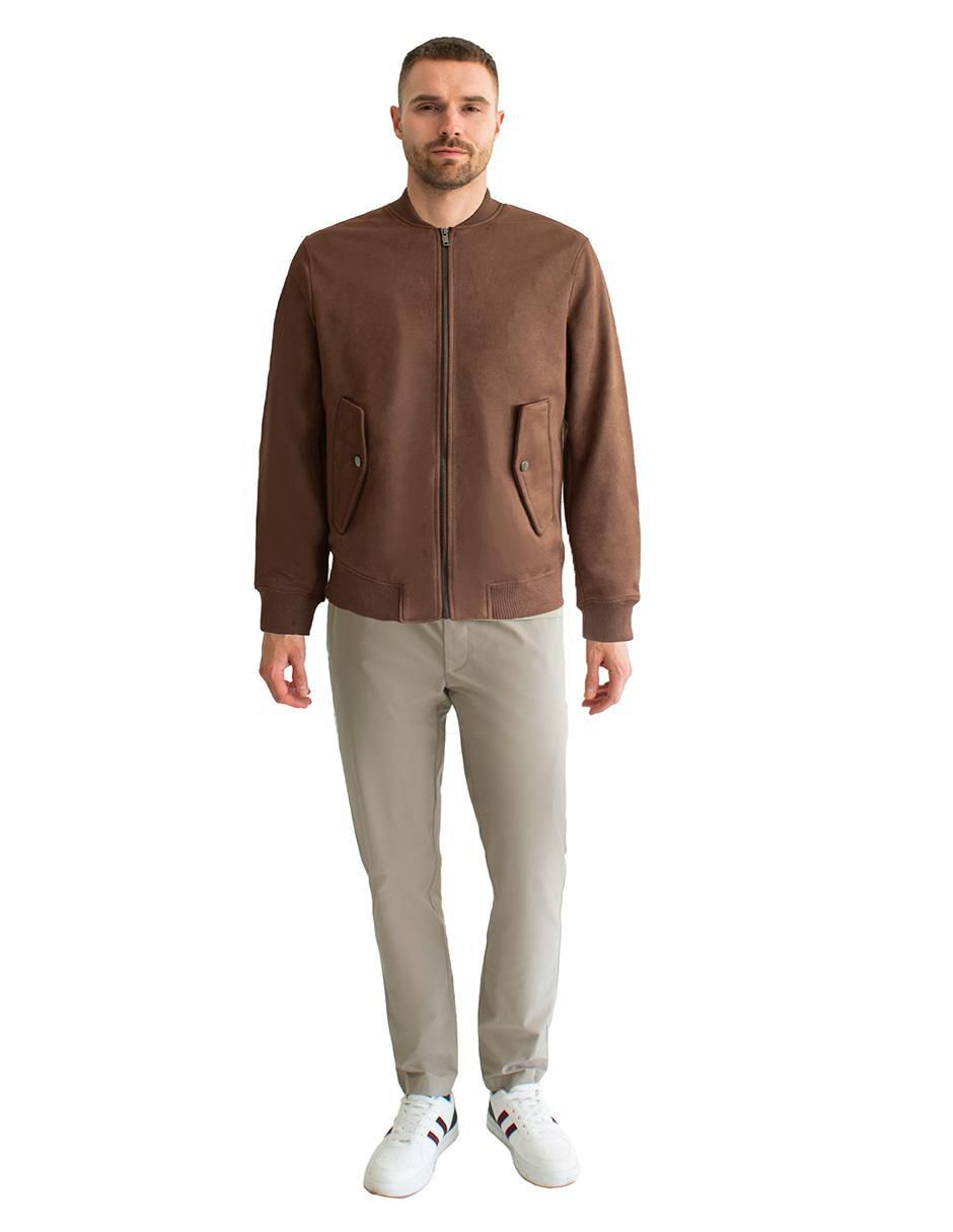 Chamarra casual impermeable con bolsillos para hombre 3