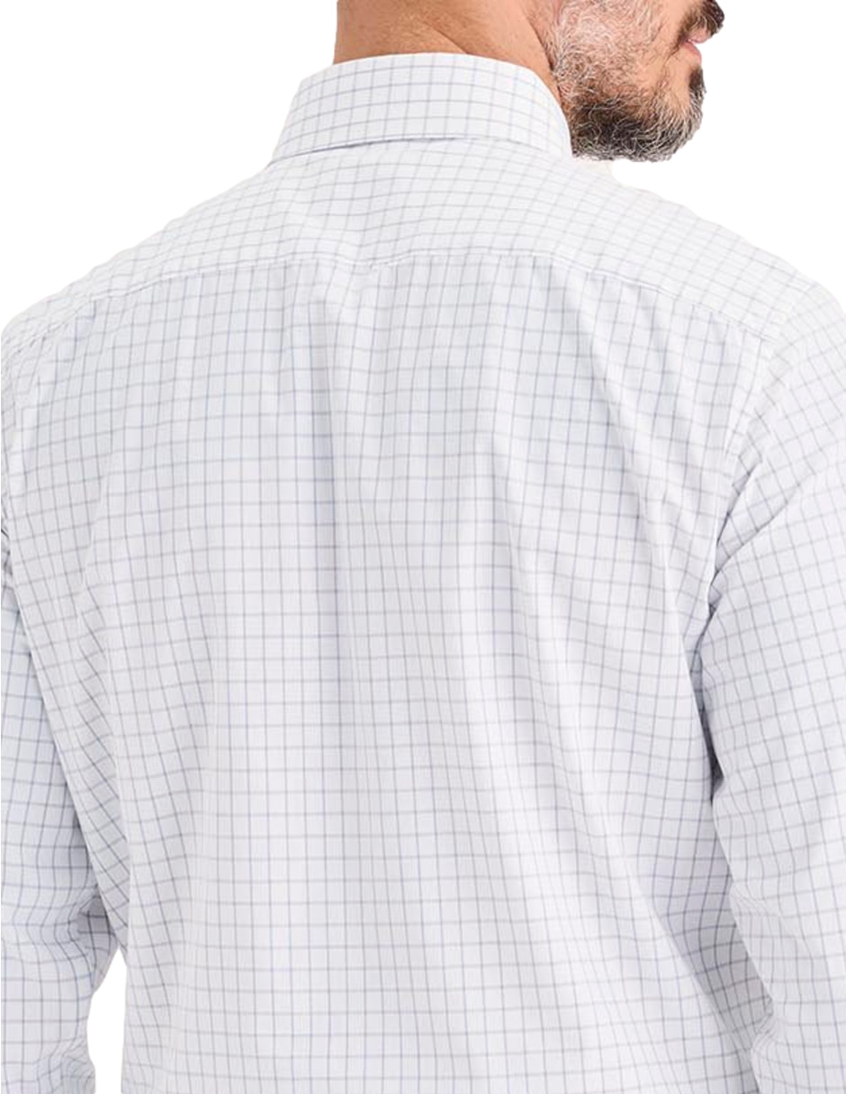Camisa casual de algodón manga larga para hombre 4