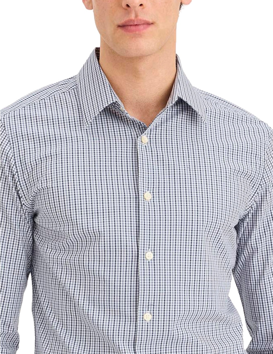 Camisa casual de algodón manga larga para hombre 2