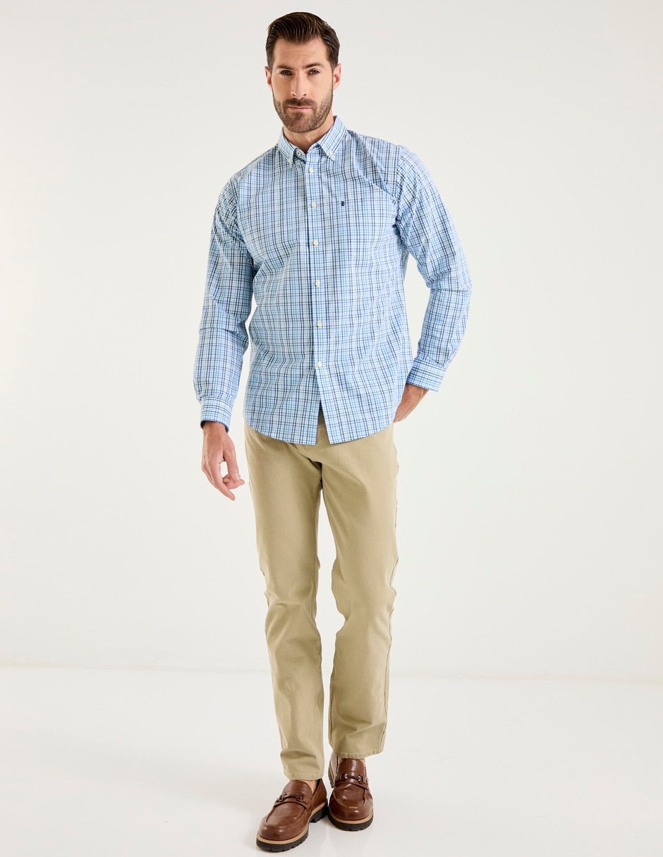 Pantalón recto de algodón para hombre 3