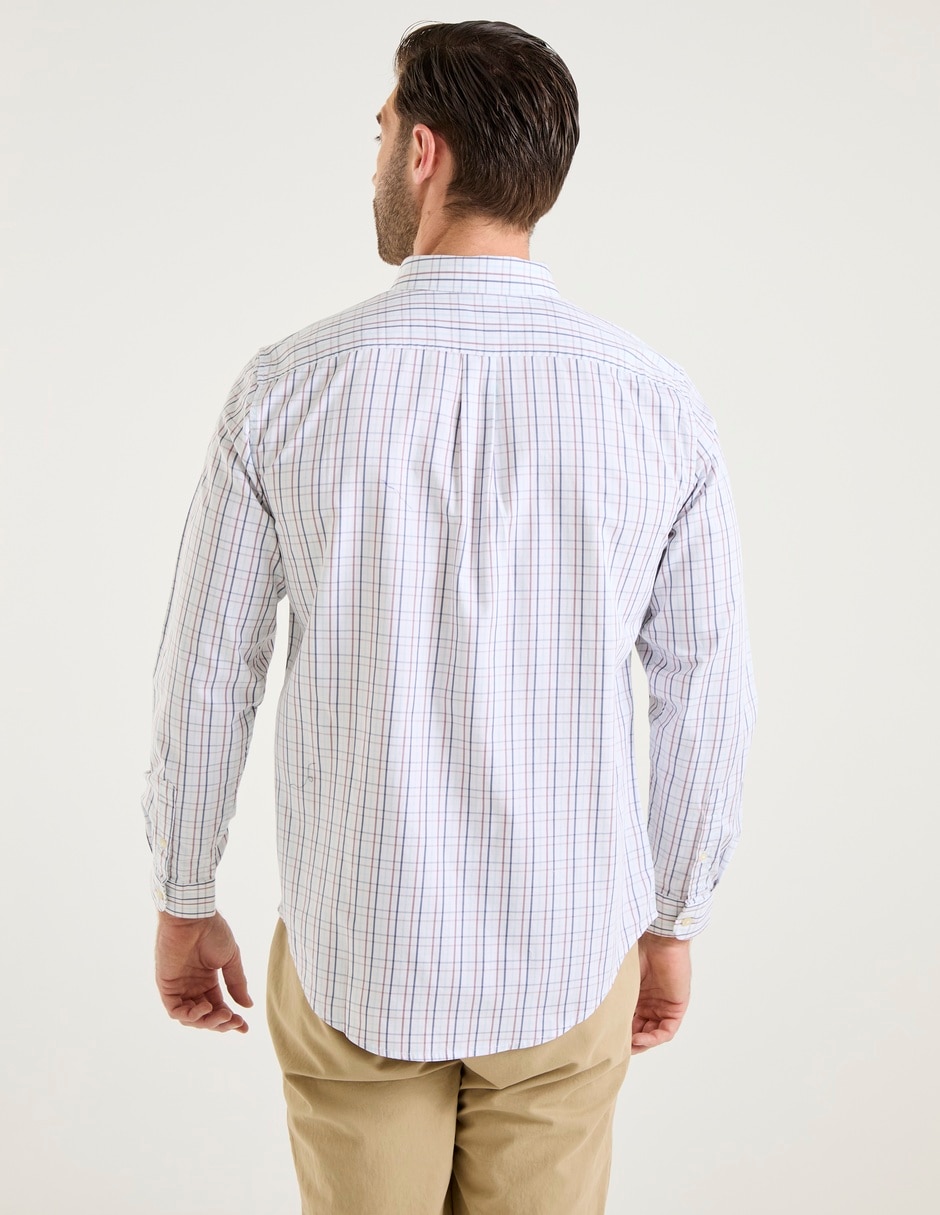 Camisa casual de algodón manga larga para hombre 2