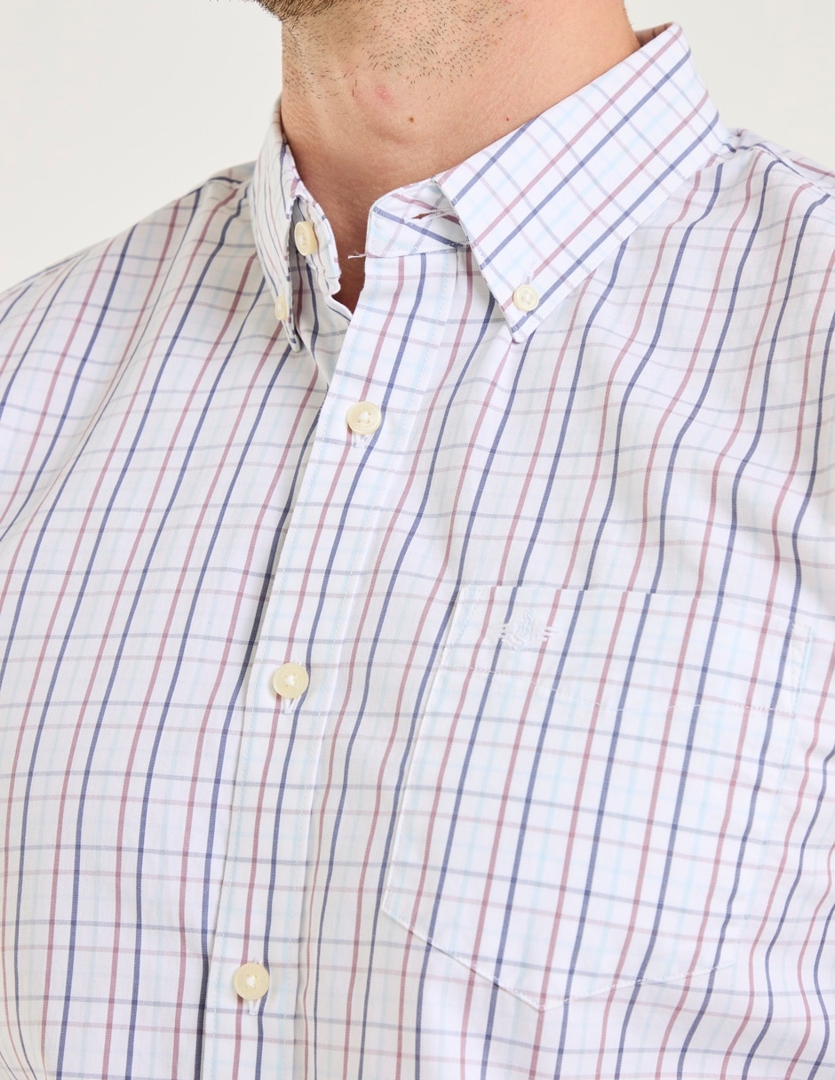Camisa casual de algodón manga larga para hombre 4