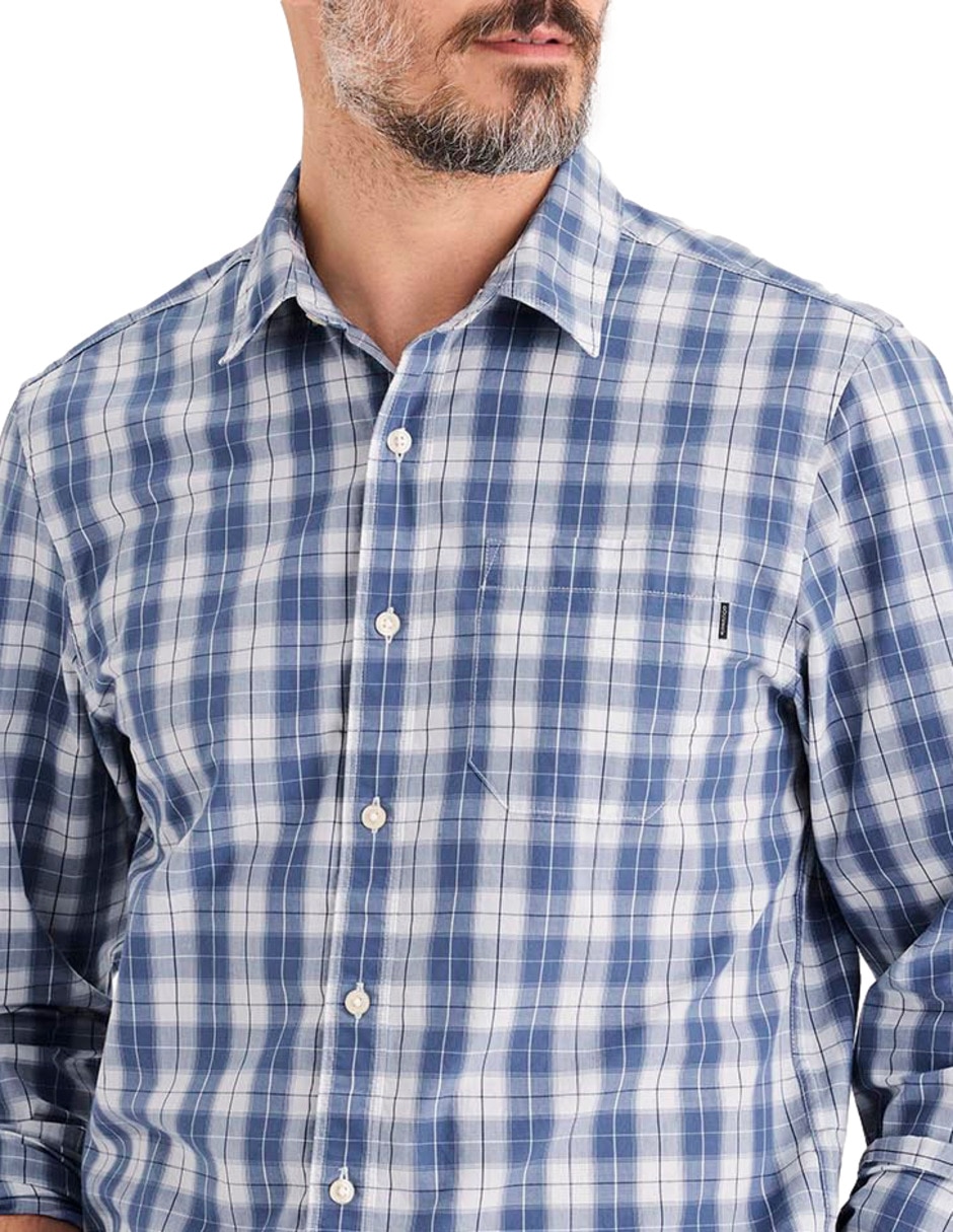 Camisa casual de algodón manga larga para hombre 3