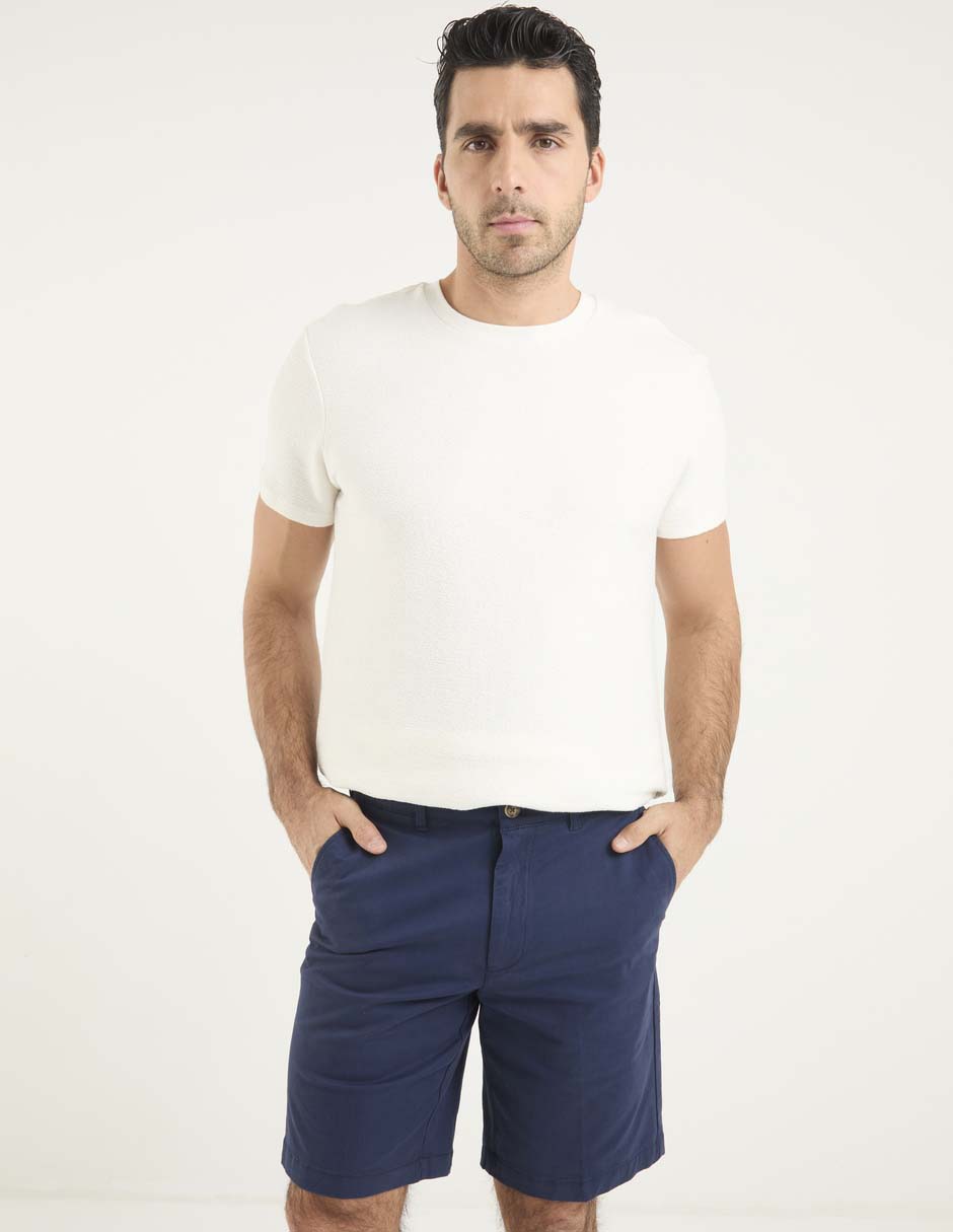 Bermuda de algodón para hombre