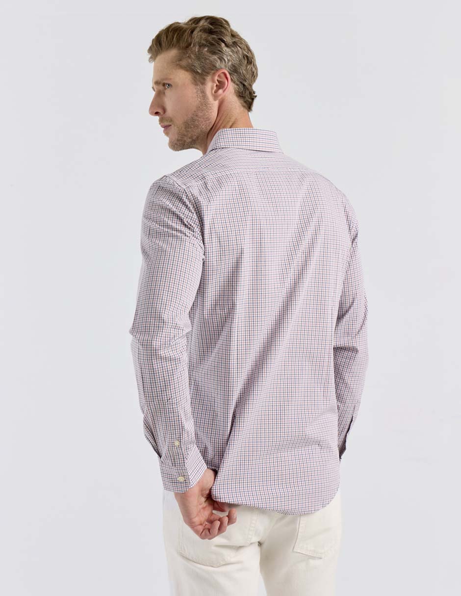 Camisa casual de algodón manga larga para hombre 2