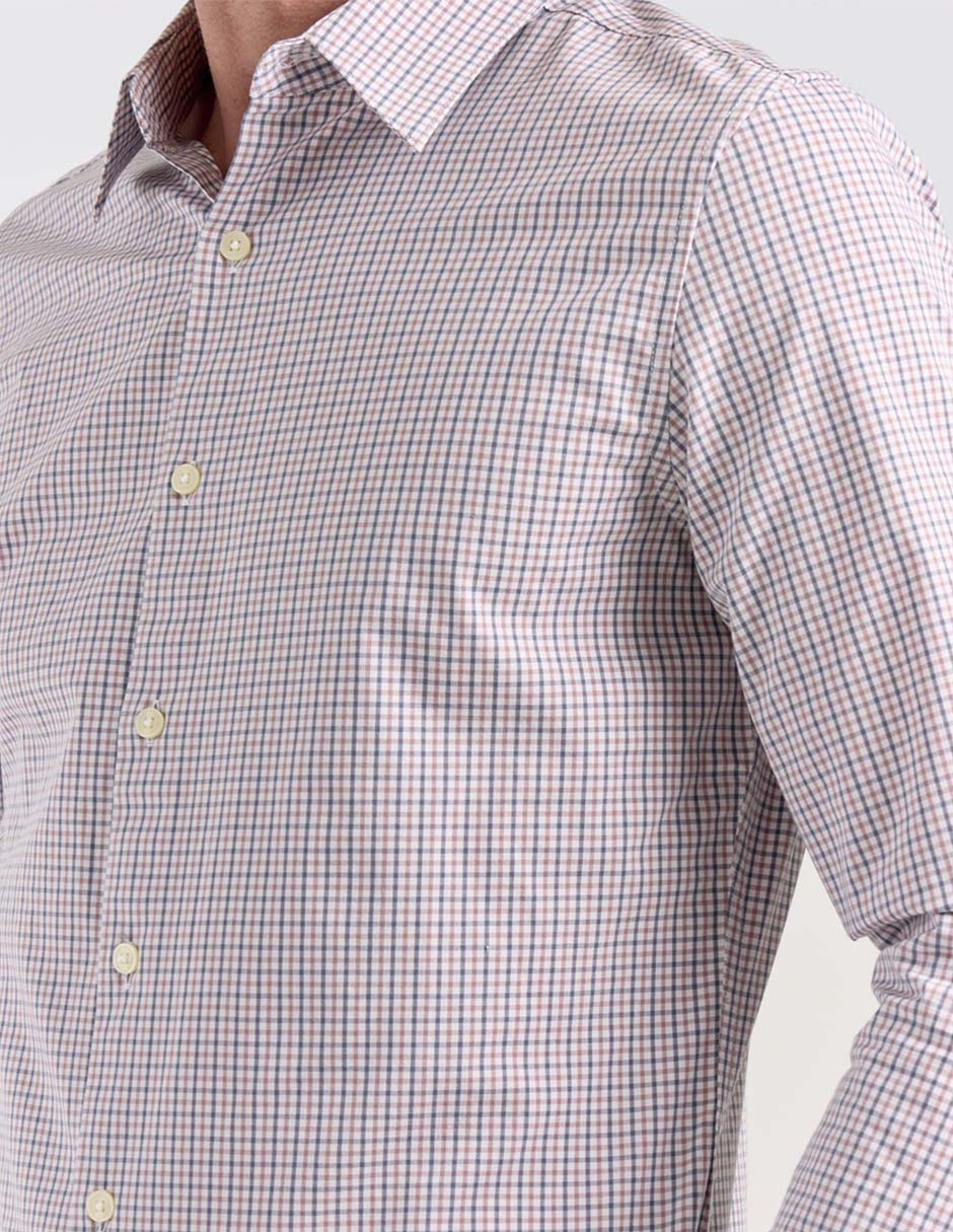 Camisa casual de algodón manga larga para hombre 4