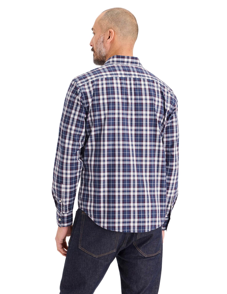 Camisa casual de algodón manga larga para hombre 3