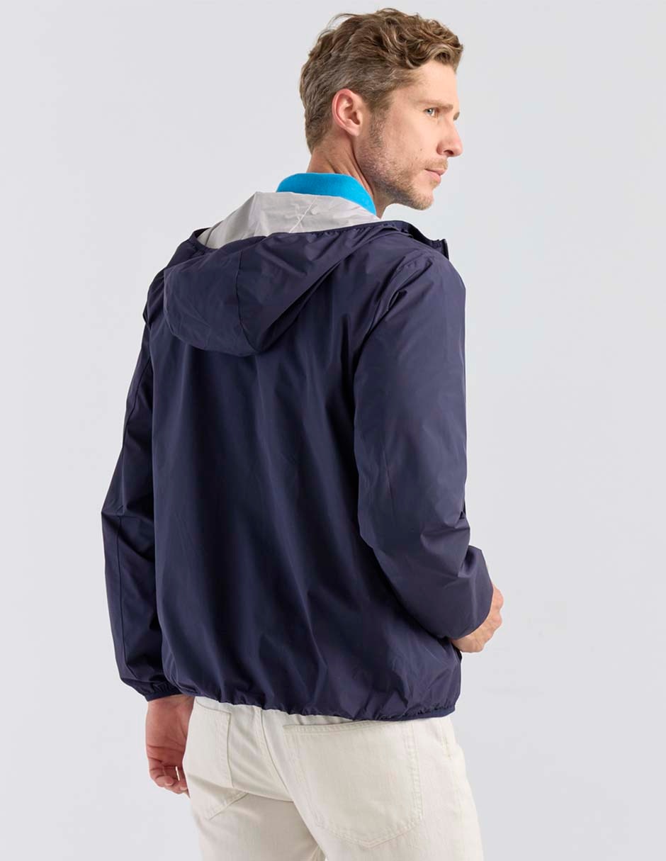 Chamarra capucha y bolsa para hombre 2