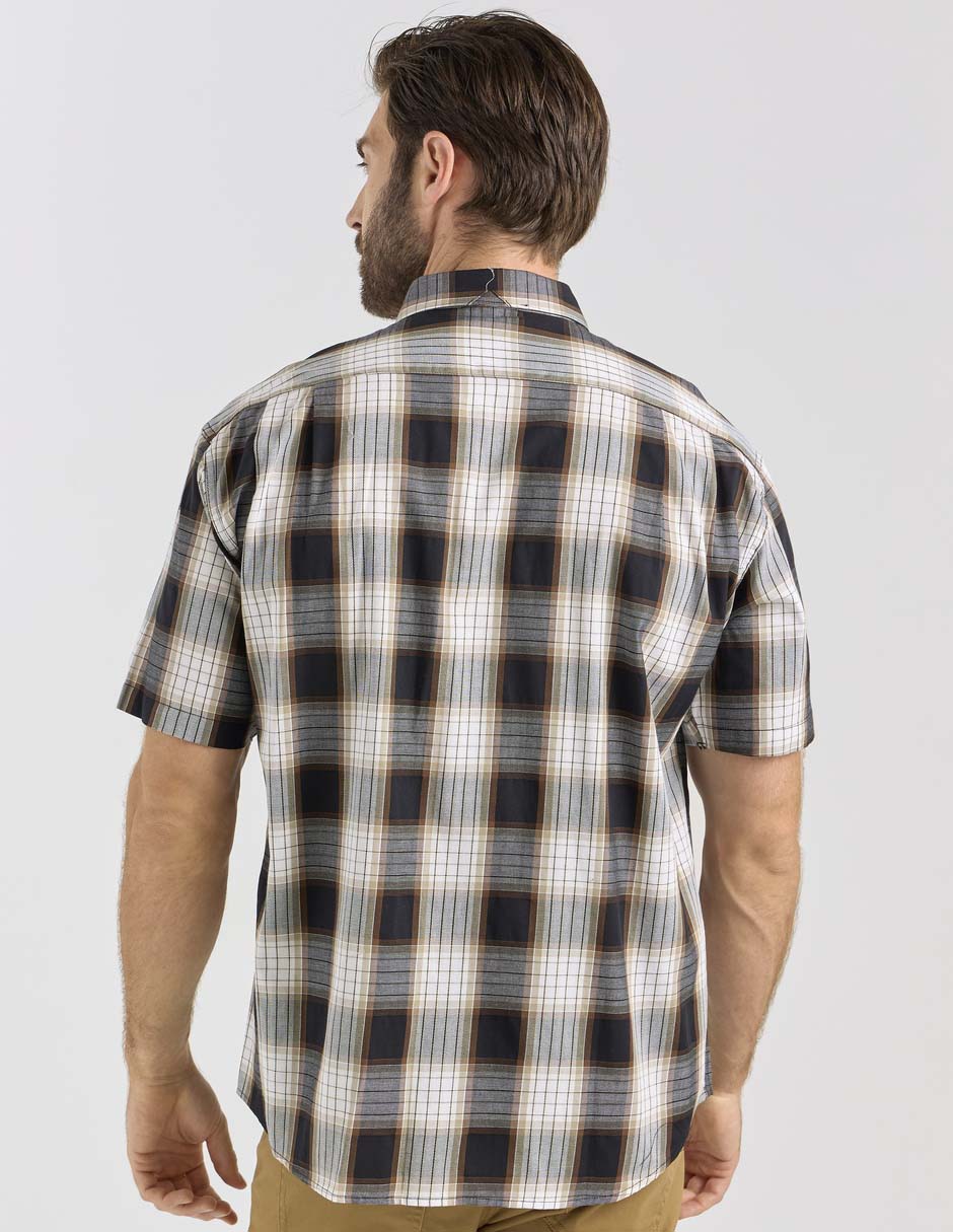 Camisa casual de algodón manga corta para hombre 2