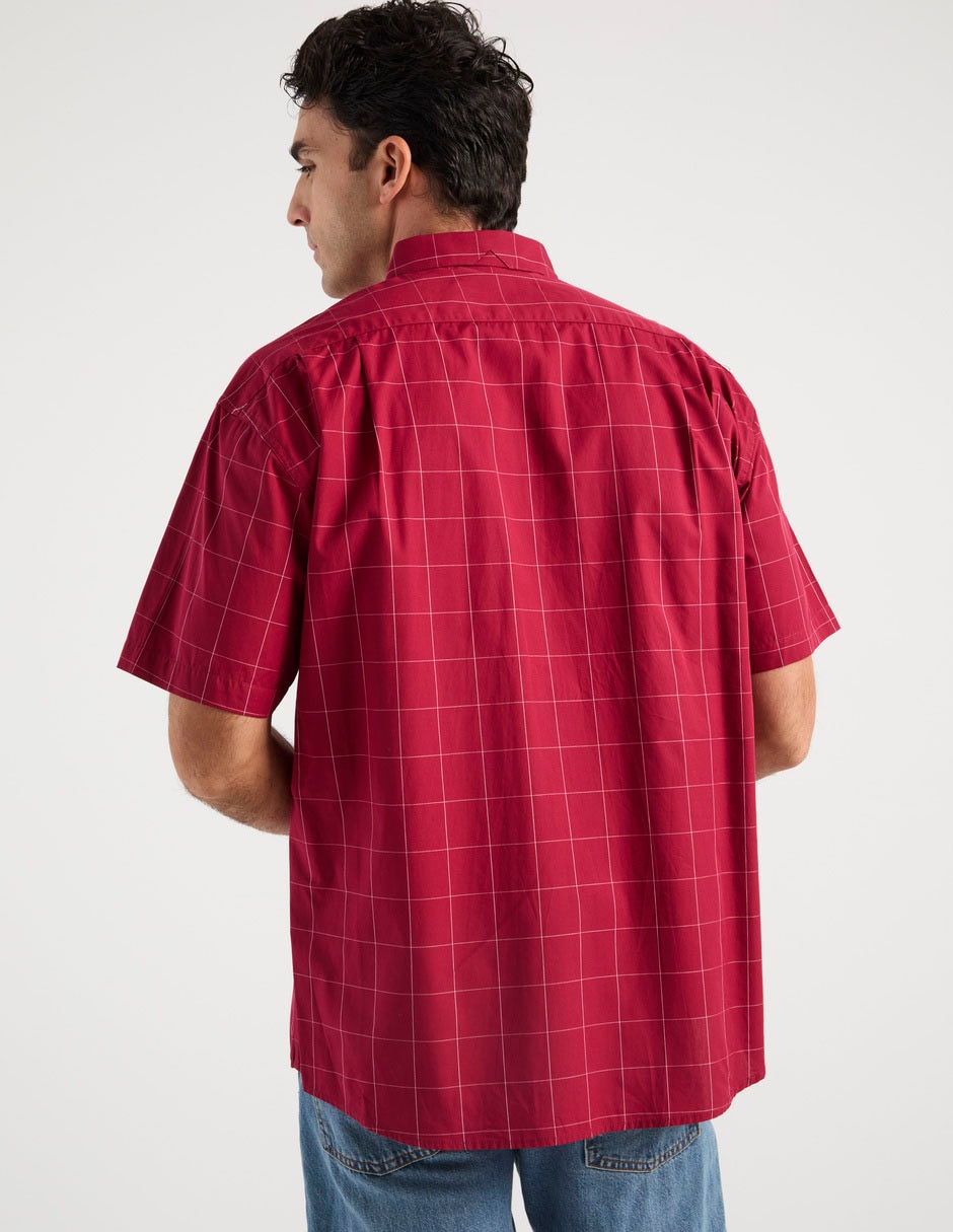 Camisa casual de algodón manga corta para hombre 2