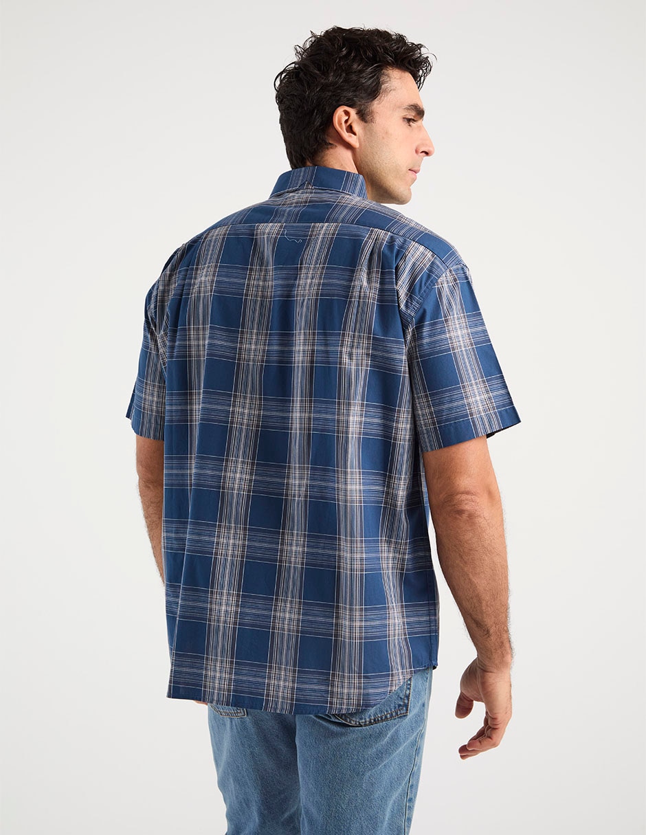 Camisa casual de algodón manga corta para hombre 2