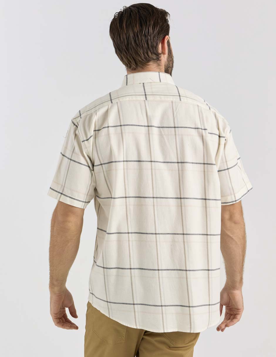 Camisa casual de algodón manga corta para hombre 2