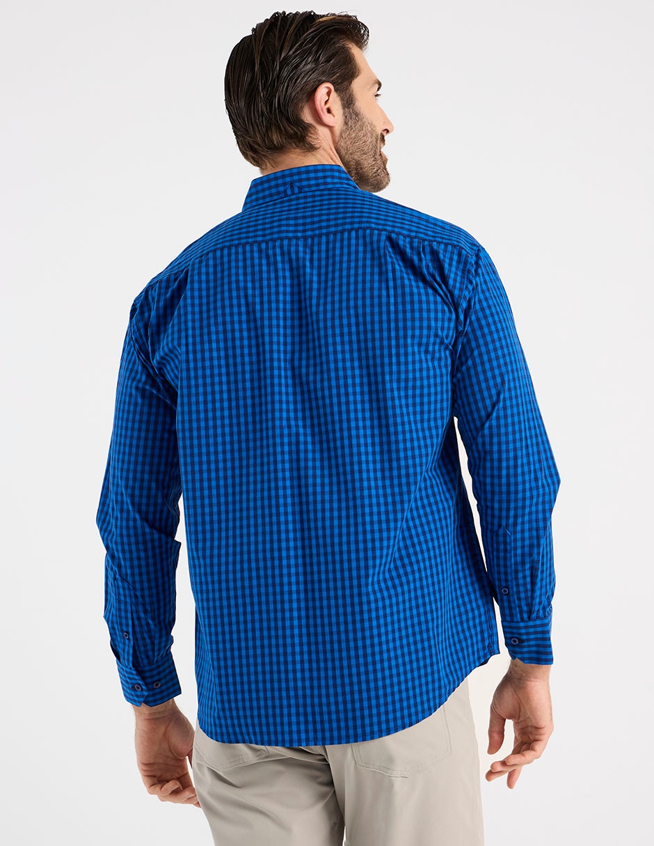 Camisa casual de algodón manga larga para hombre 2
