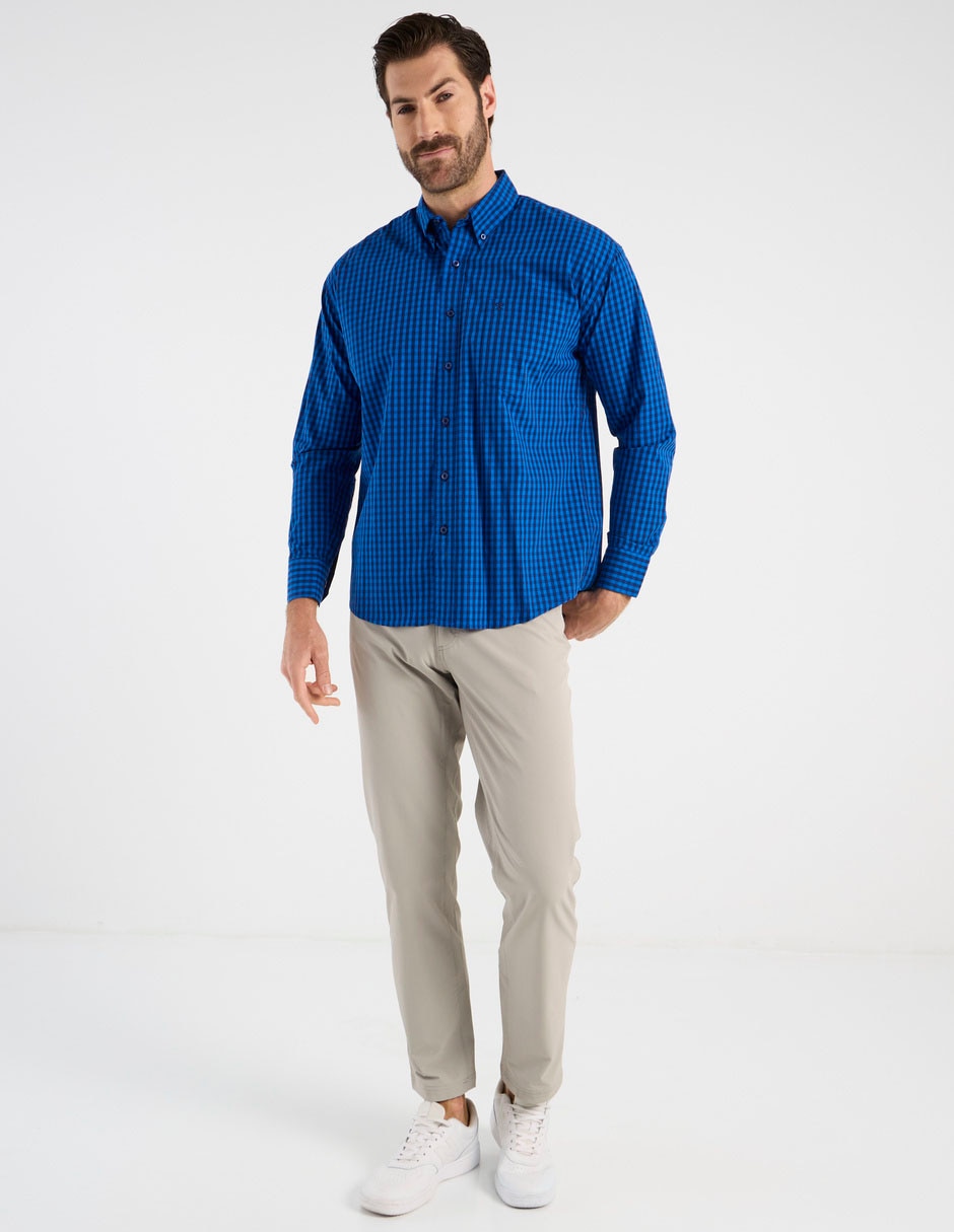 Camisa casual de algodón manga larga para hombre 3