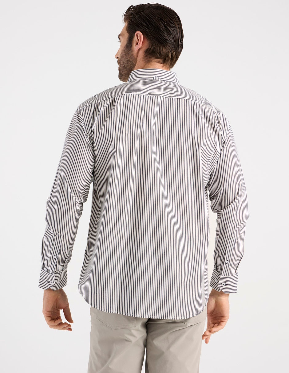 Camisa casual de algodón manga larga para hombre 2