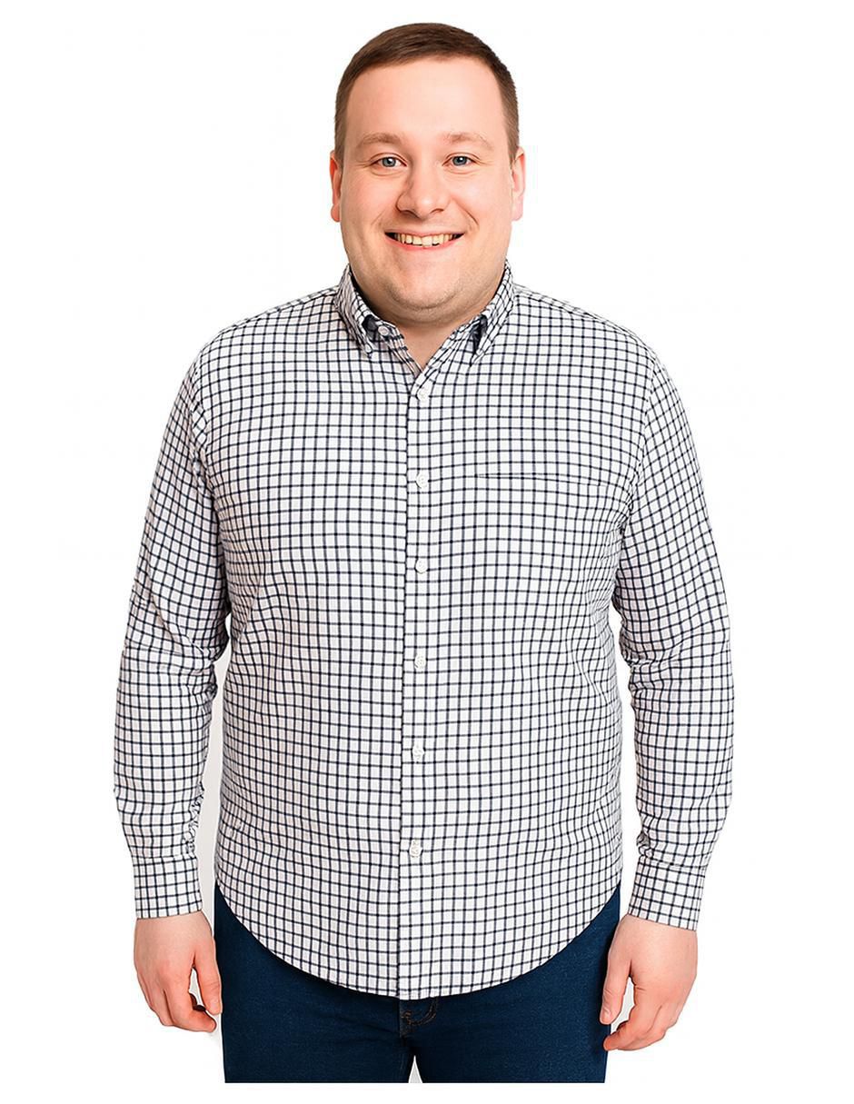 Camisa casual Big Kong Usa manga larga para hombre Suburbia