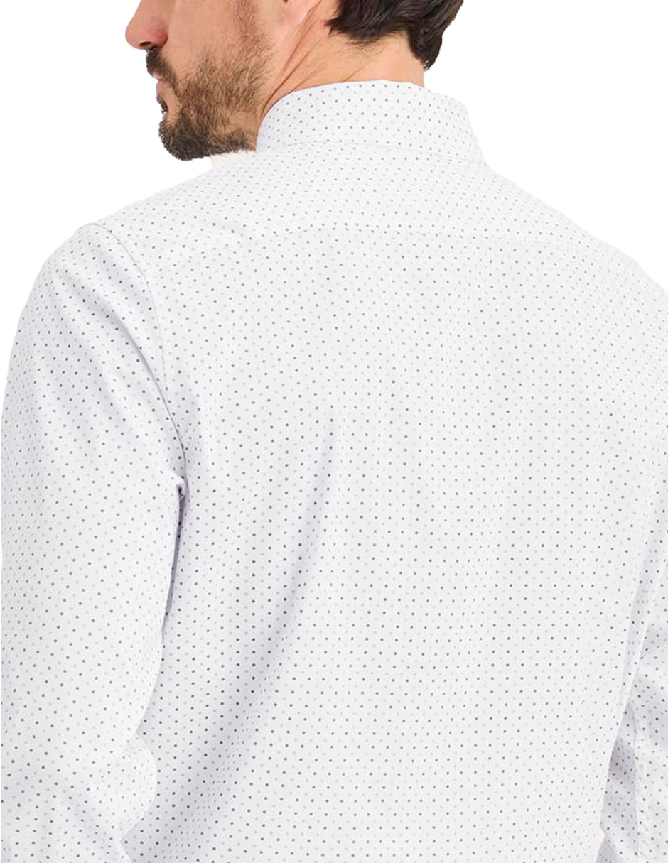 Camisa casual de algodón manga larga para hombre 4