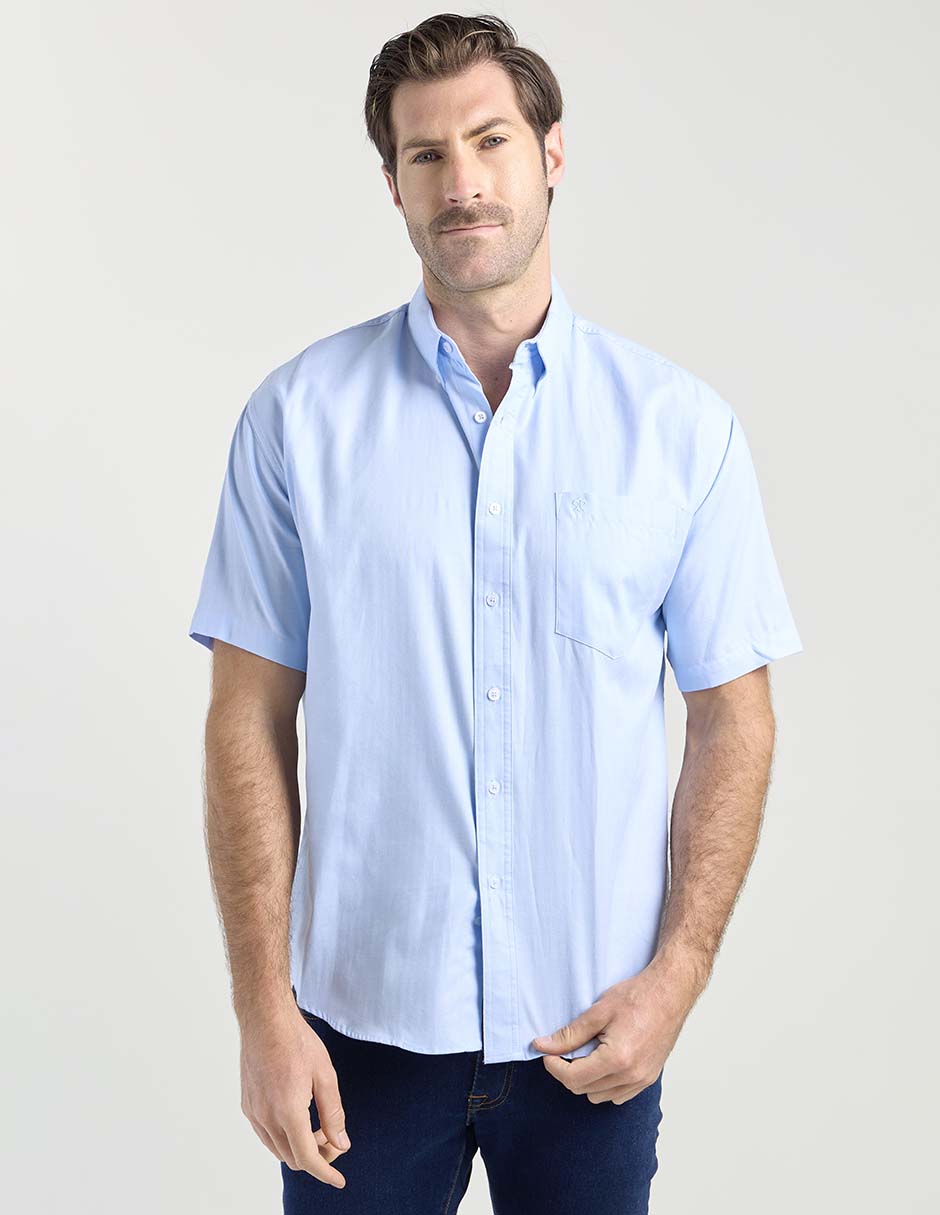 Camisa casual de algodón manga corta para hombre Camisa casual de algodón manga corta para hombre