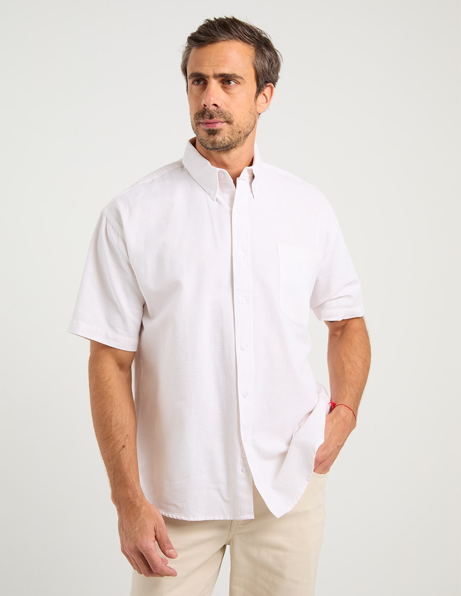 Camisa casual de algodón manga corta para hombre 2