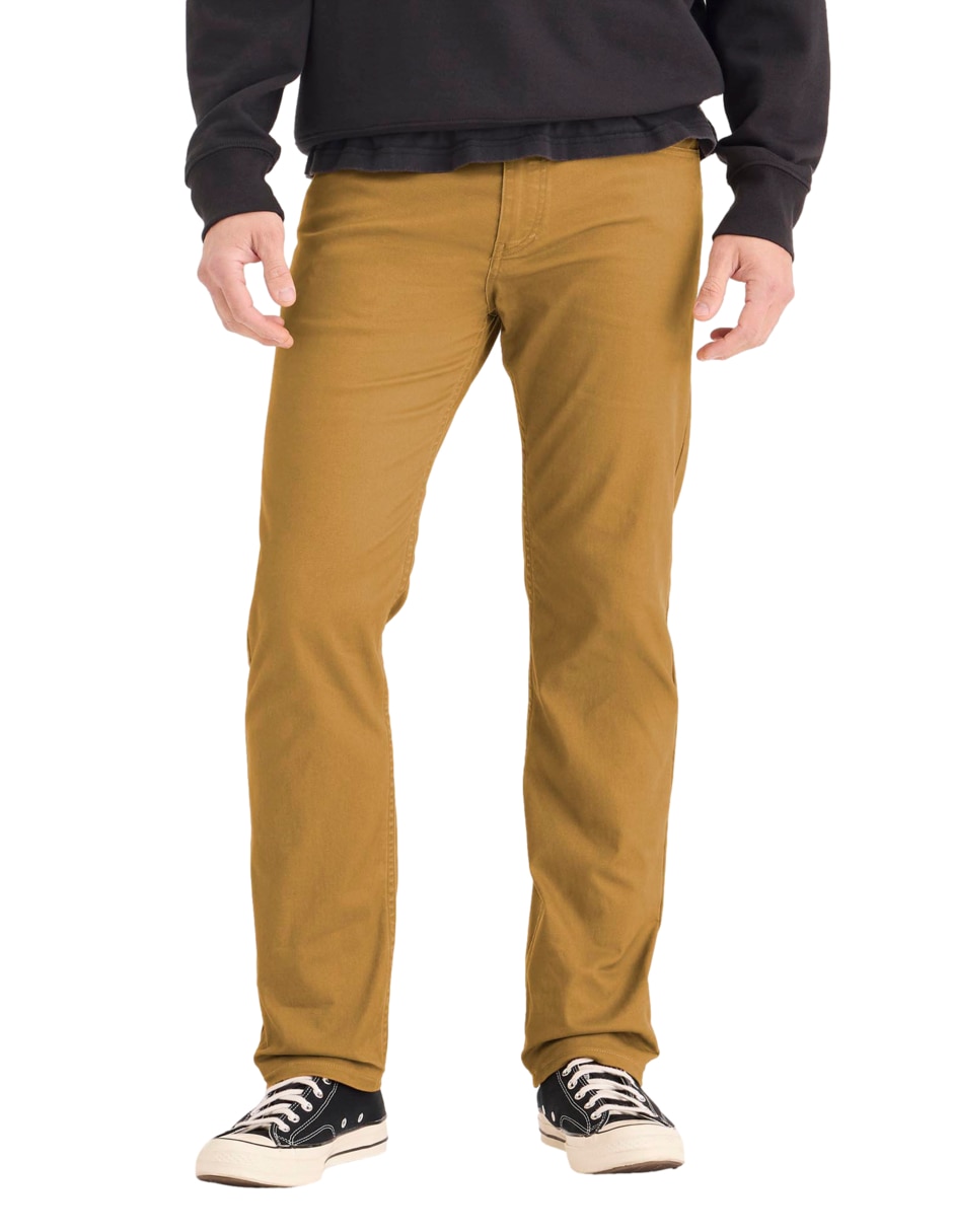 Pantalón recto de algodón para hombre 2