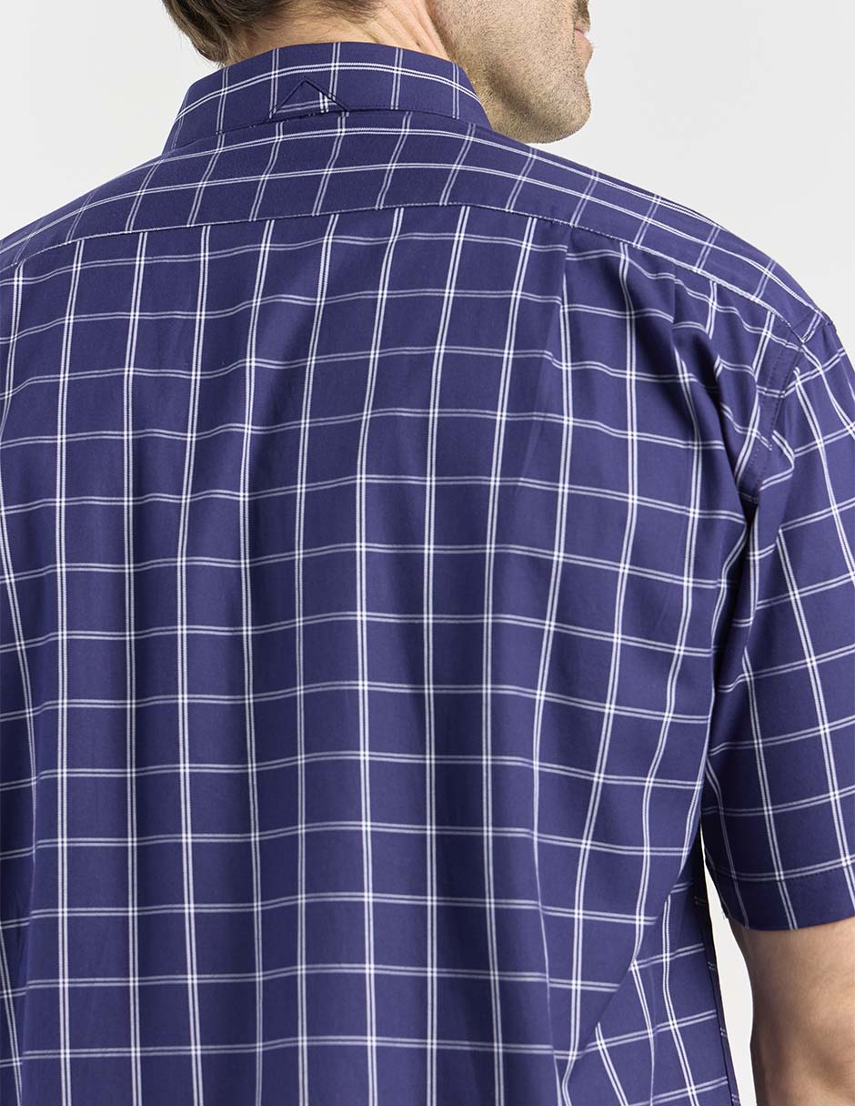 Camisa casual de algodón manga corta para hombre 5