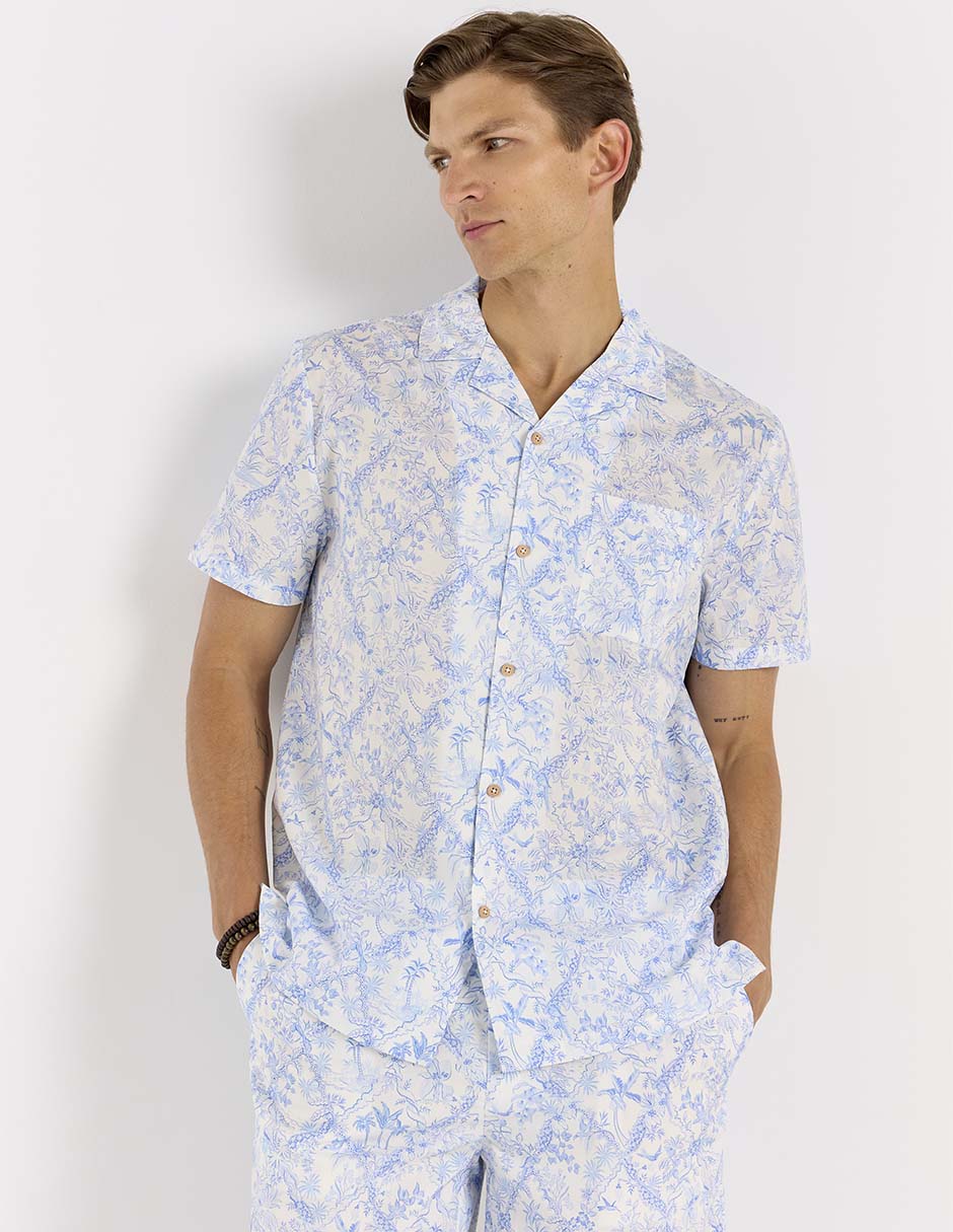 Camisa casual manga corta para hombre Camisa casual manga corta para hombre