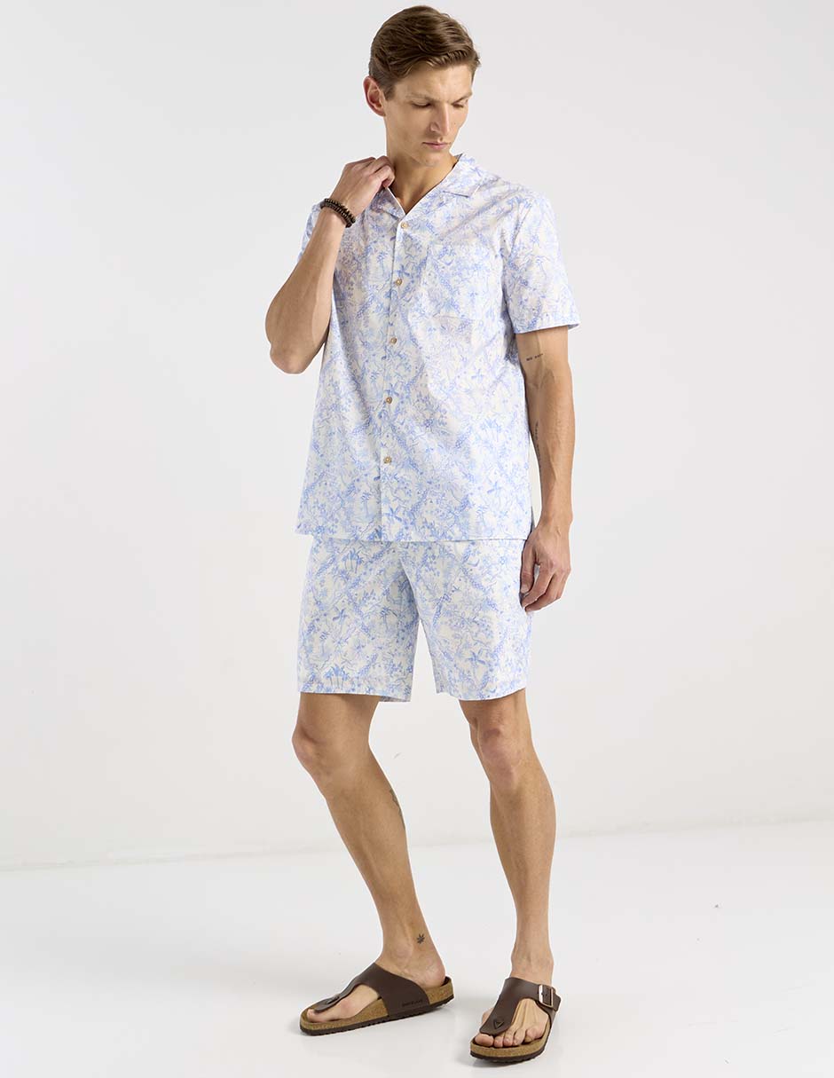 Camisa casual manga corta para hombre 3