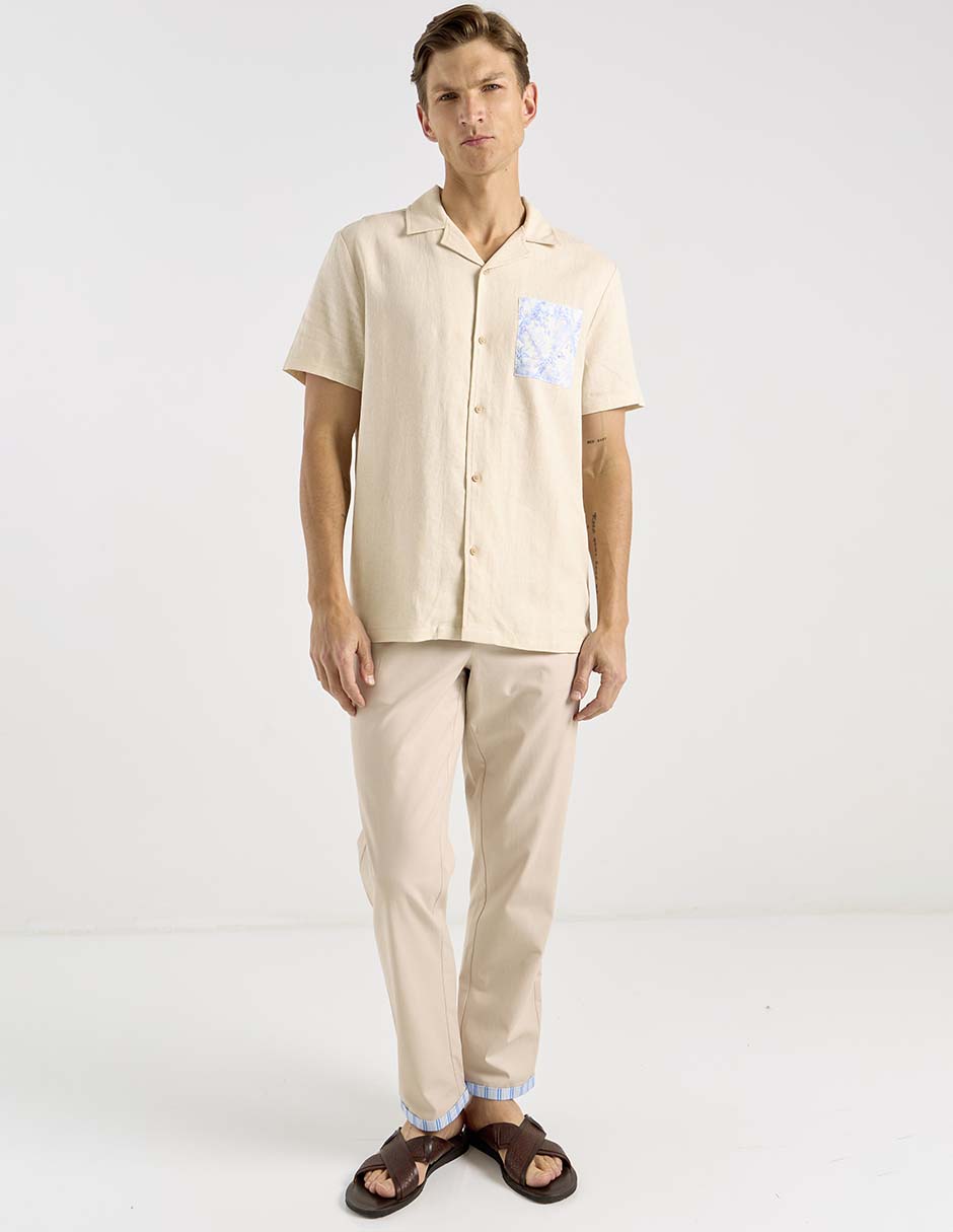 Camisa casual manga corta para hombre 2