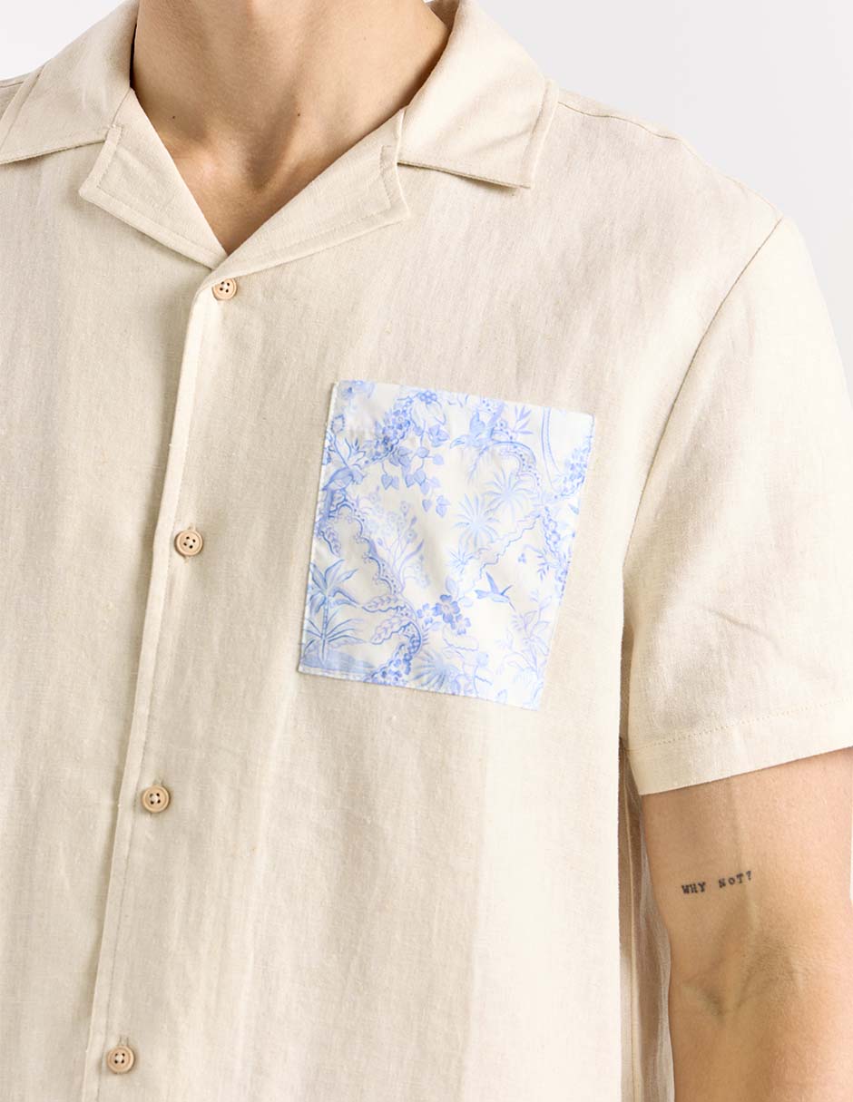 Camisa casual manga corta para hombre 4