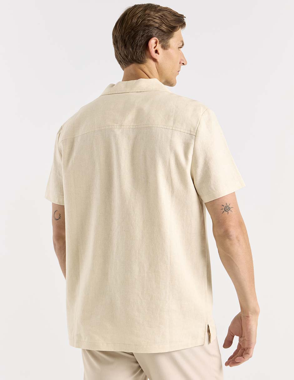 Camisa casual manga corta para hombre 6