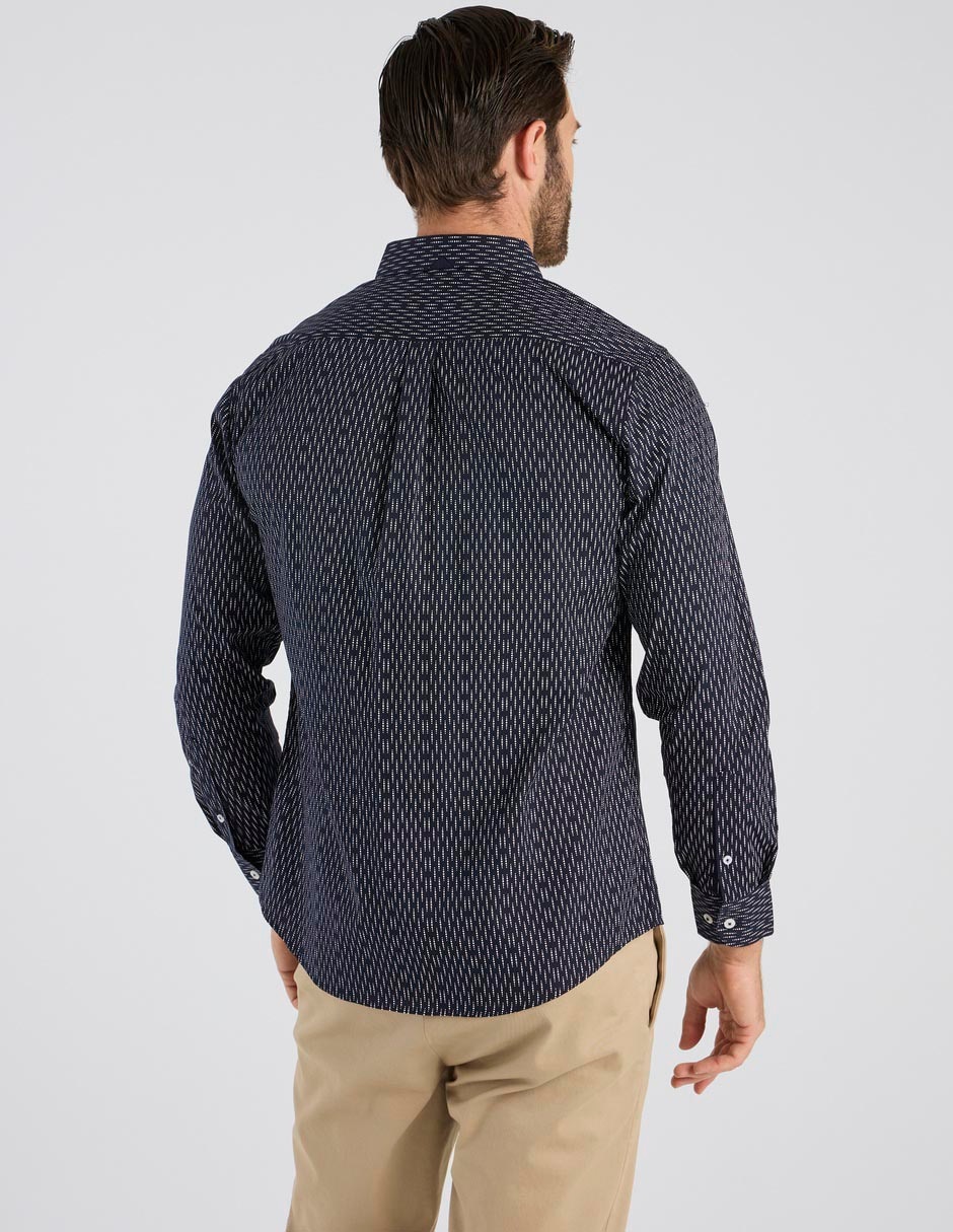 Camisa casual de algodón manga larga para hombre 2