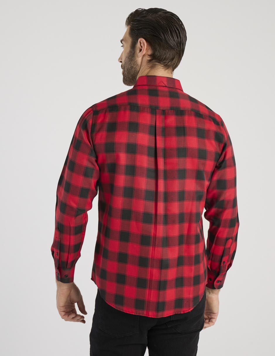 Camisa casual de algodón manga larga para hombre 2