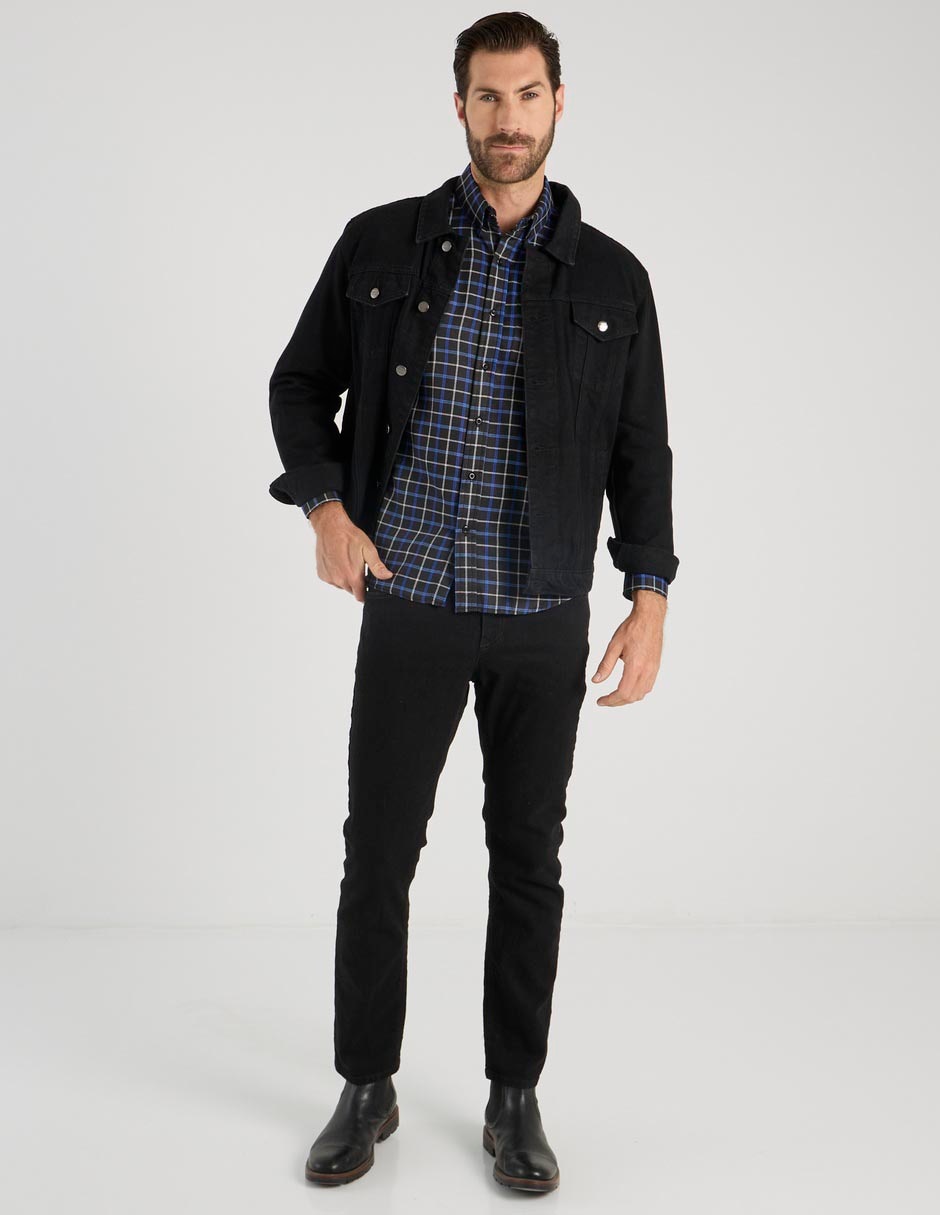 Camisa casual de algodón manga larga para hombre 3